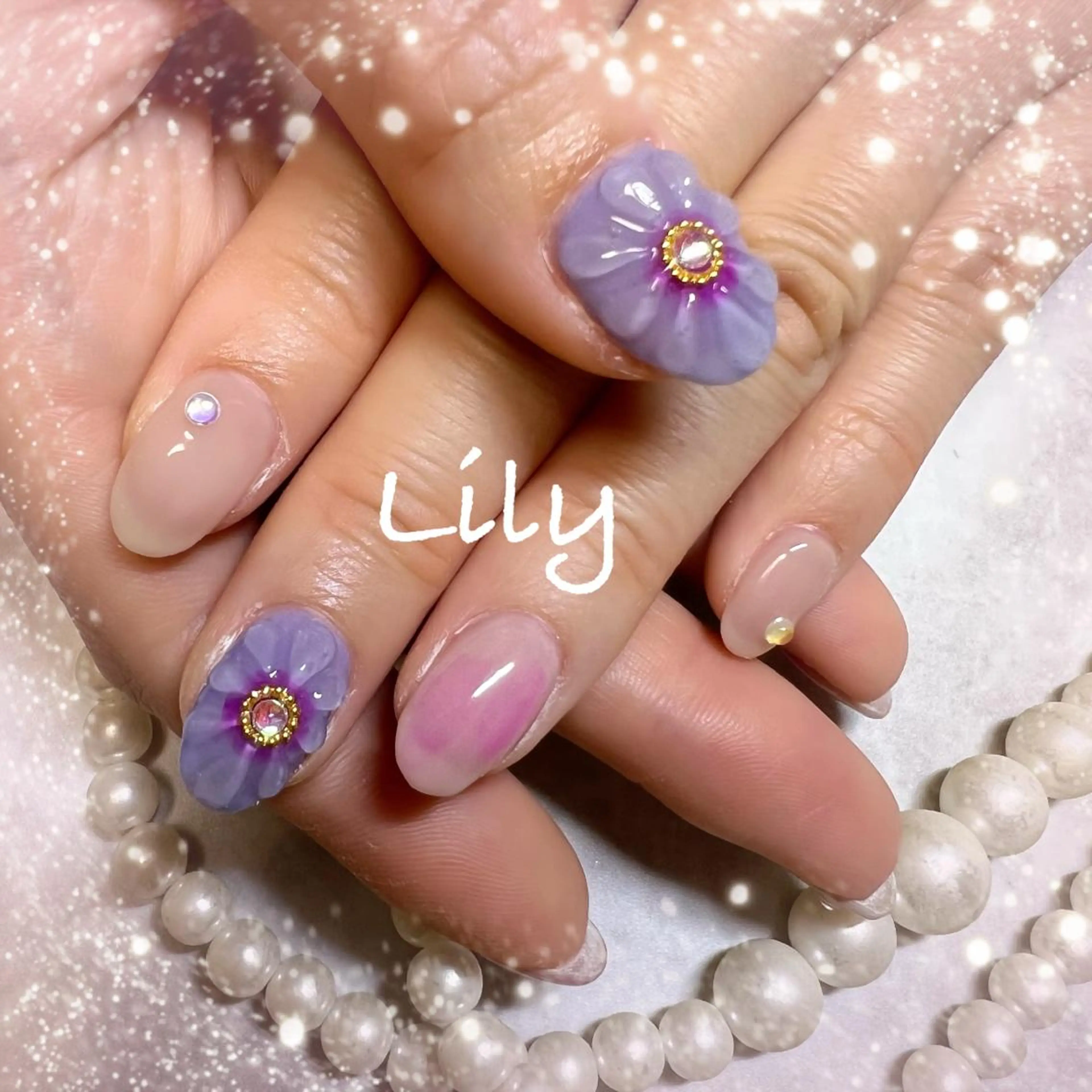 ネイル Lily*nail 🌻Mii🌻のネイルデザイン