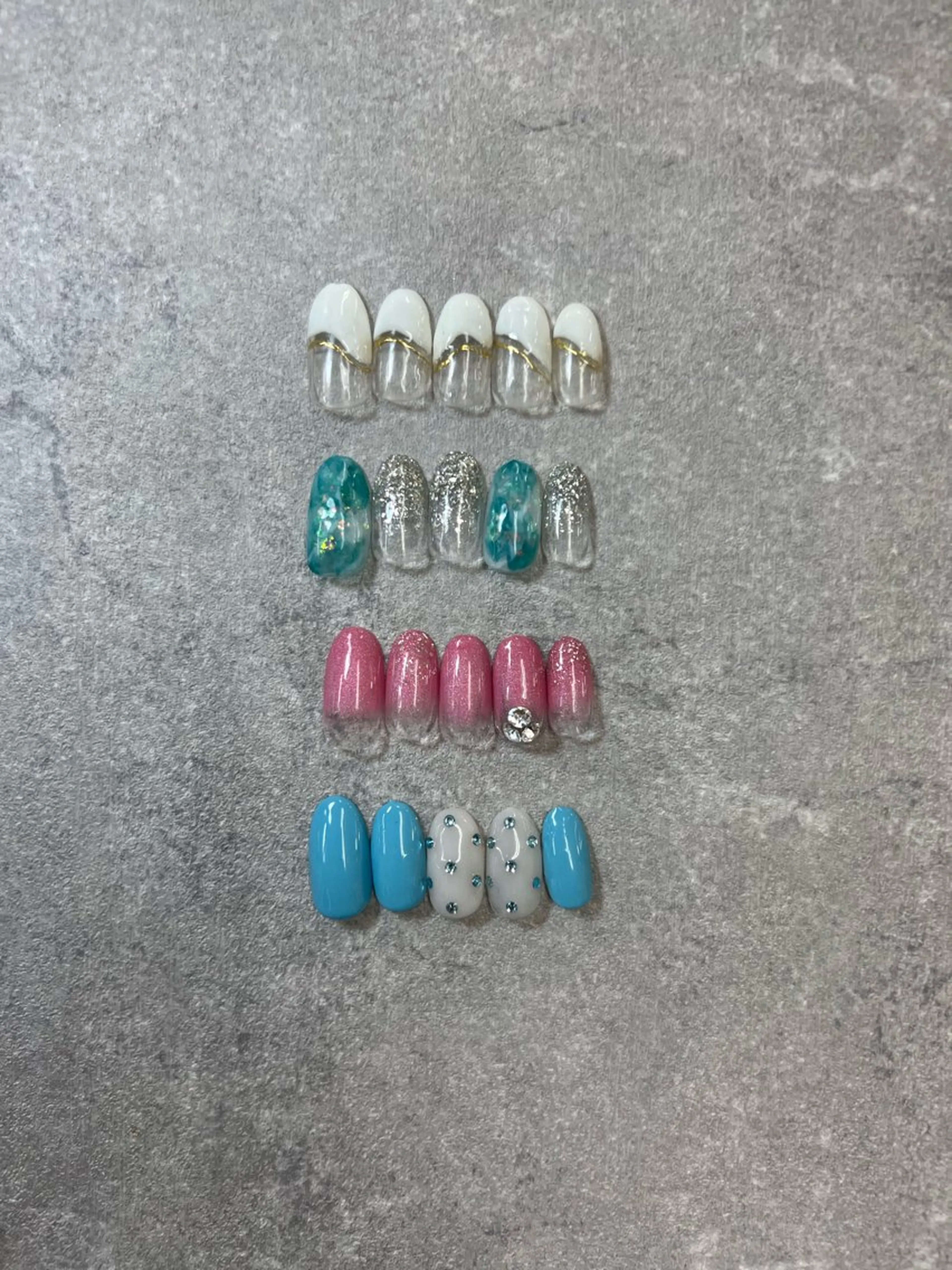 ネイル フットネイル フレンチネイル グラデーション キラキラネイル 韓国ネイル ハンドネイル YAGAWA NAOのネイルデザイン