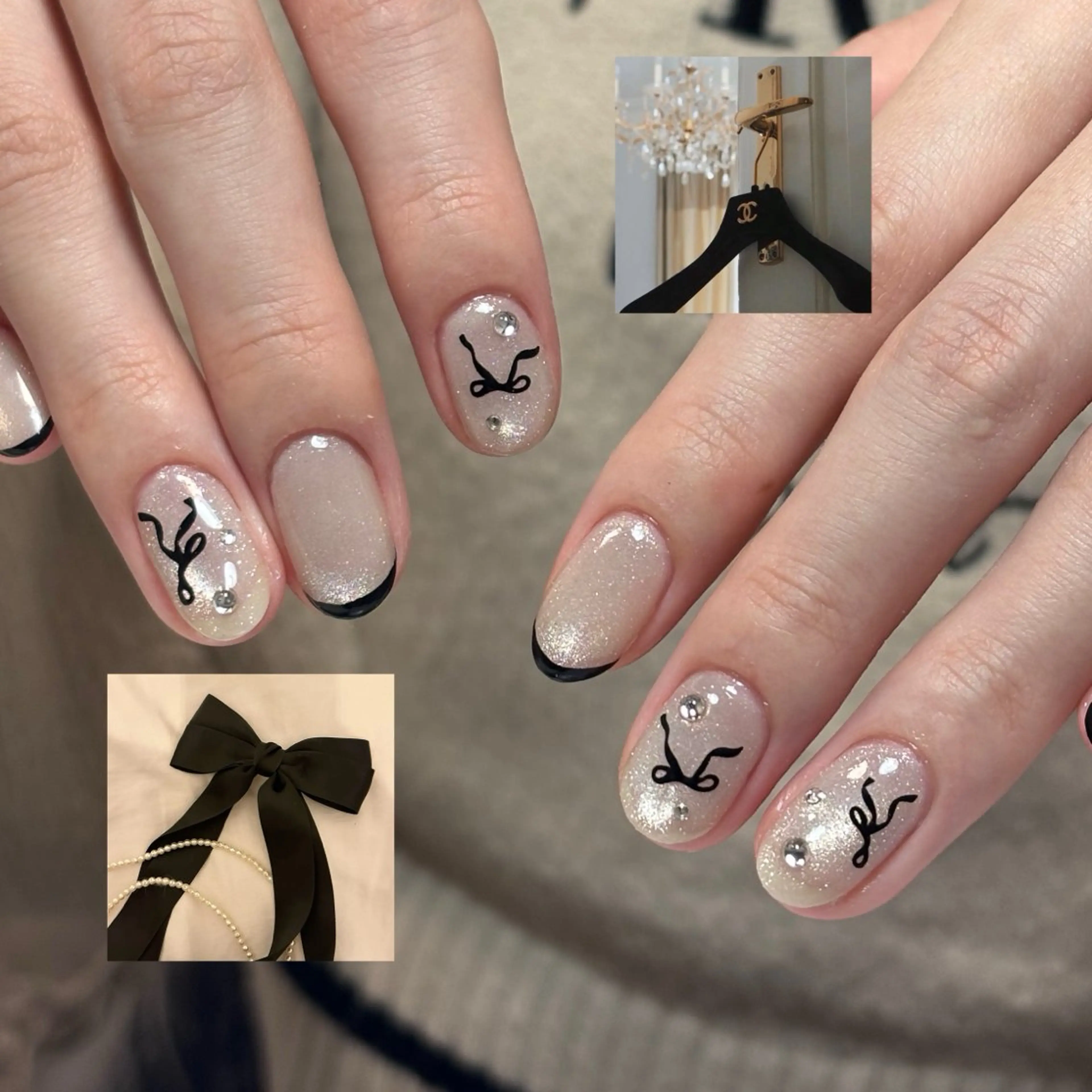 ネイル フレンチネイル ガーリー ハンドネイル paljon ゆい静岡市のネイルデザイン