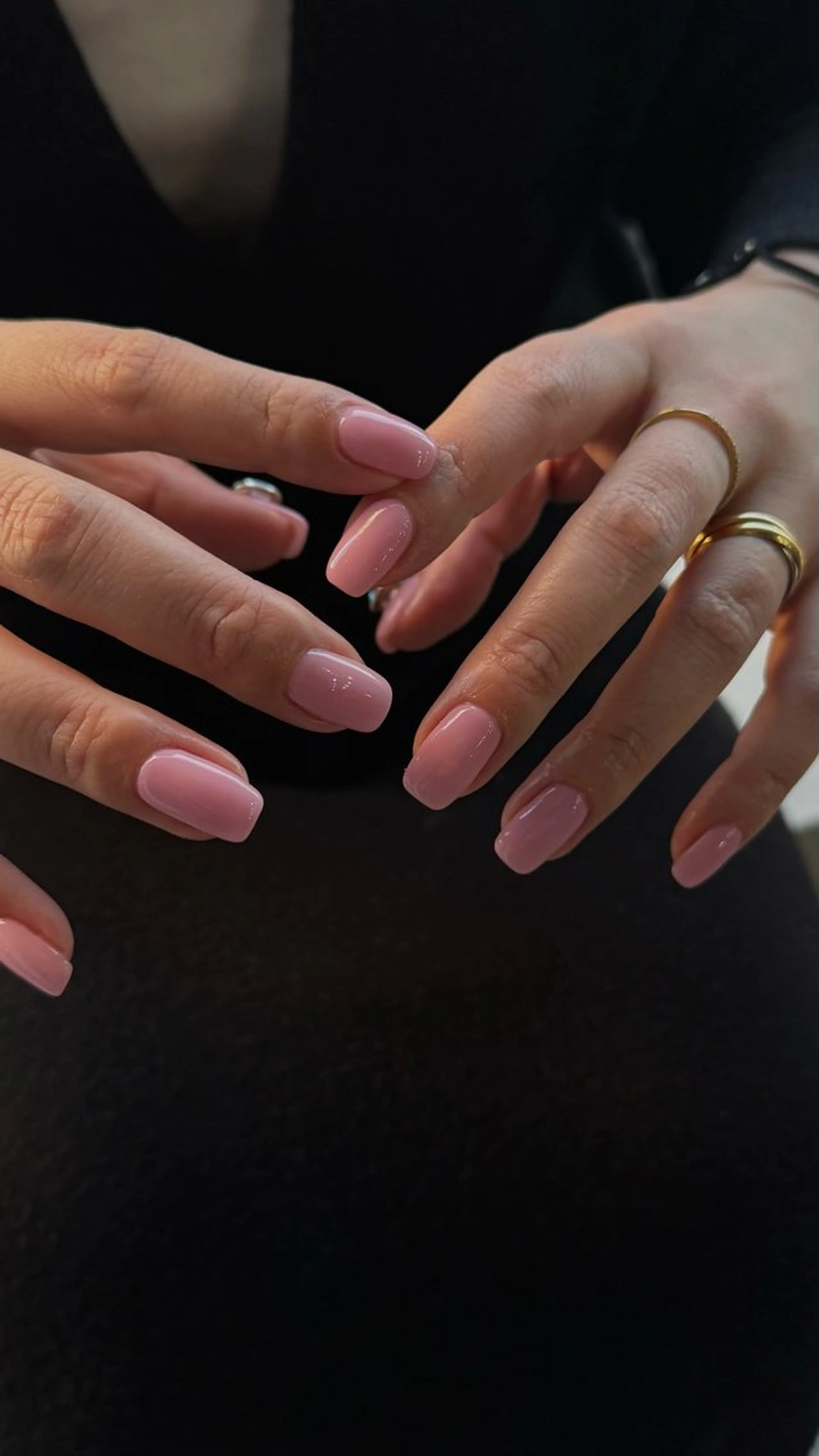 ネイル ワンカラーネイル ピンク シンプルネイル 春ネイル new.ed/ staffのネイルデザイン