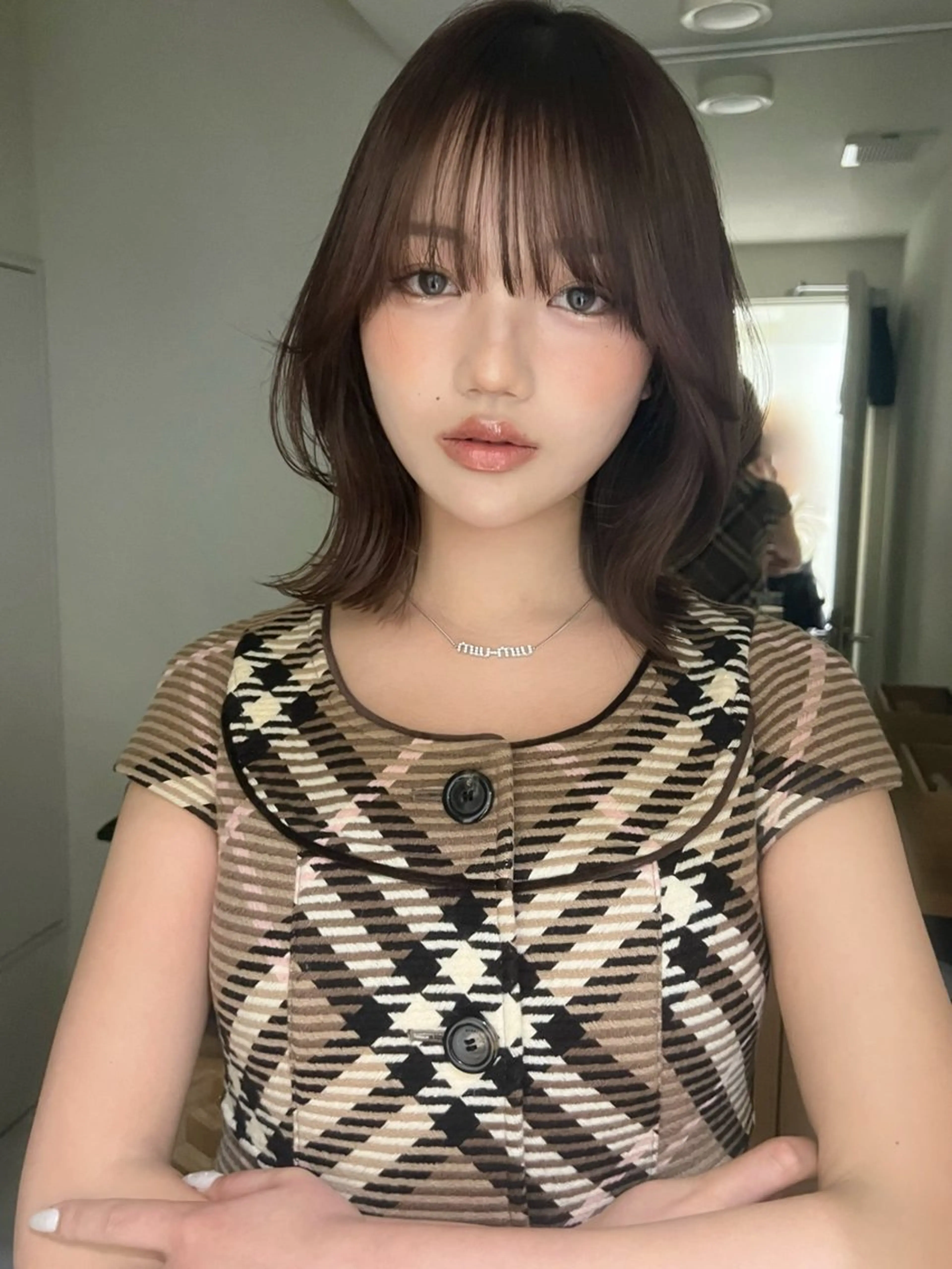 ショート カラー トリートメント カット ヘアカラー 小顔ボブ jilblanカホのヘアスタイル