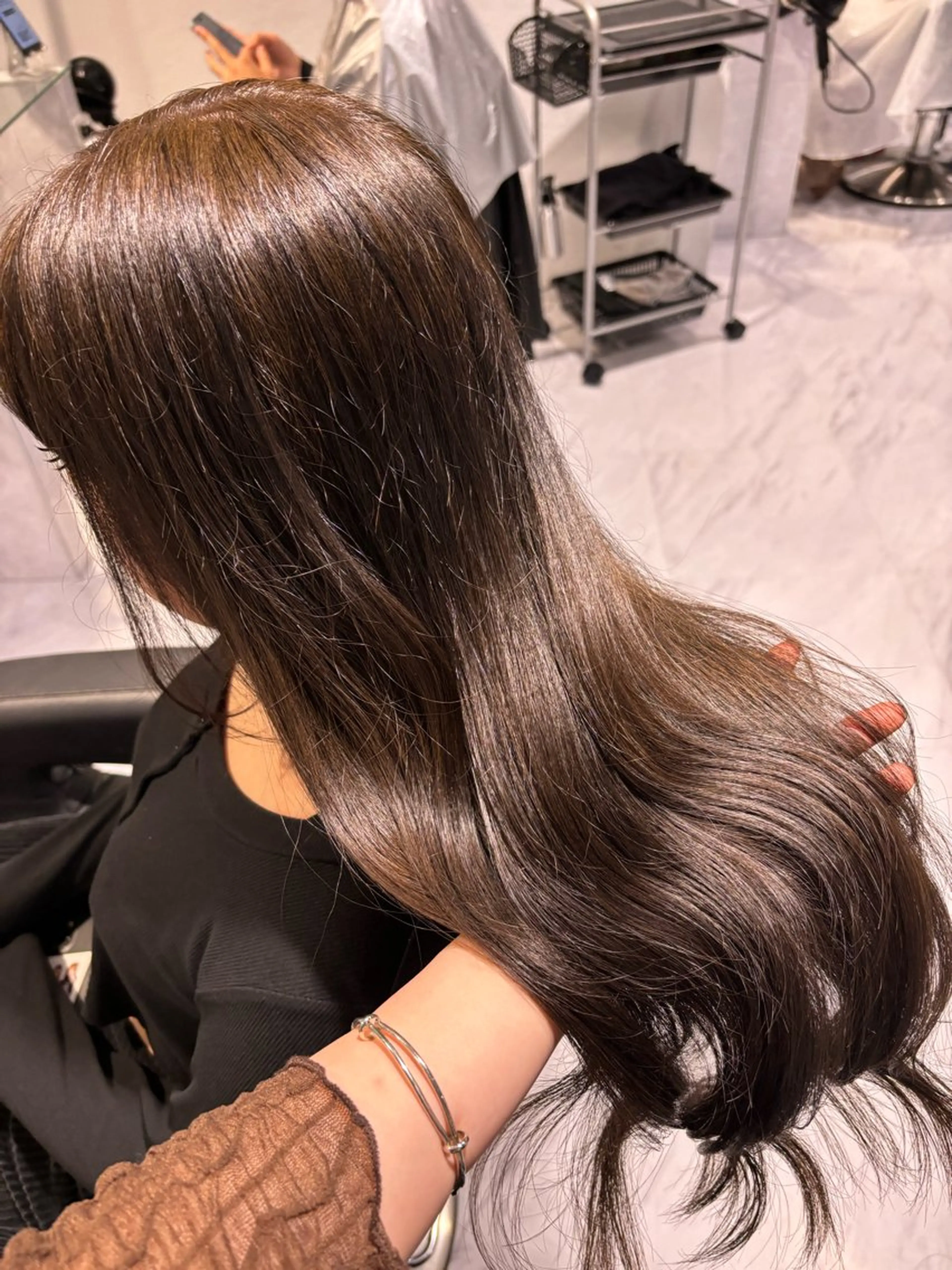 ロング カラー 表参道♡暗髪♡ 艶カラー♡アユミのヘアスタイル