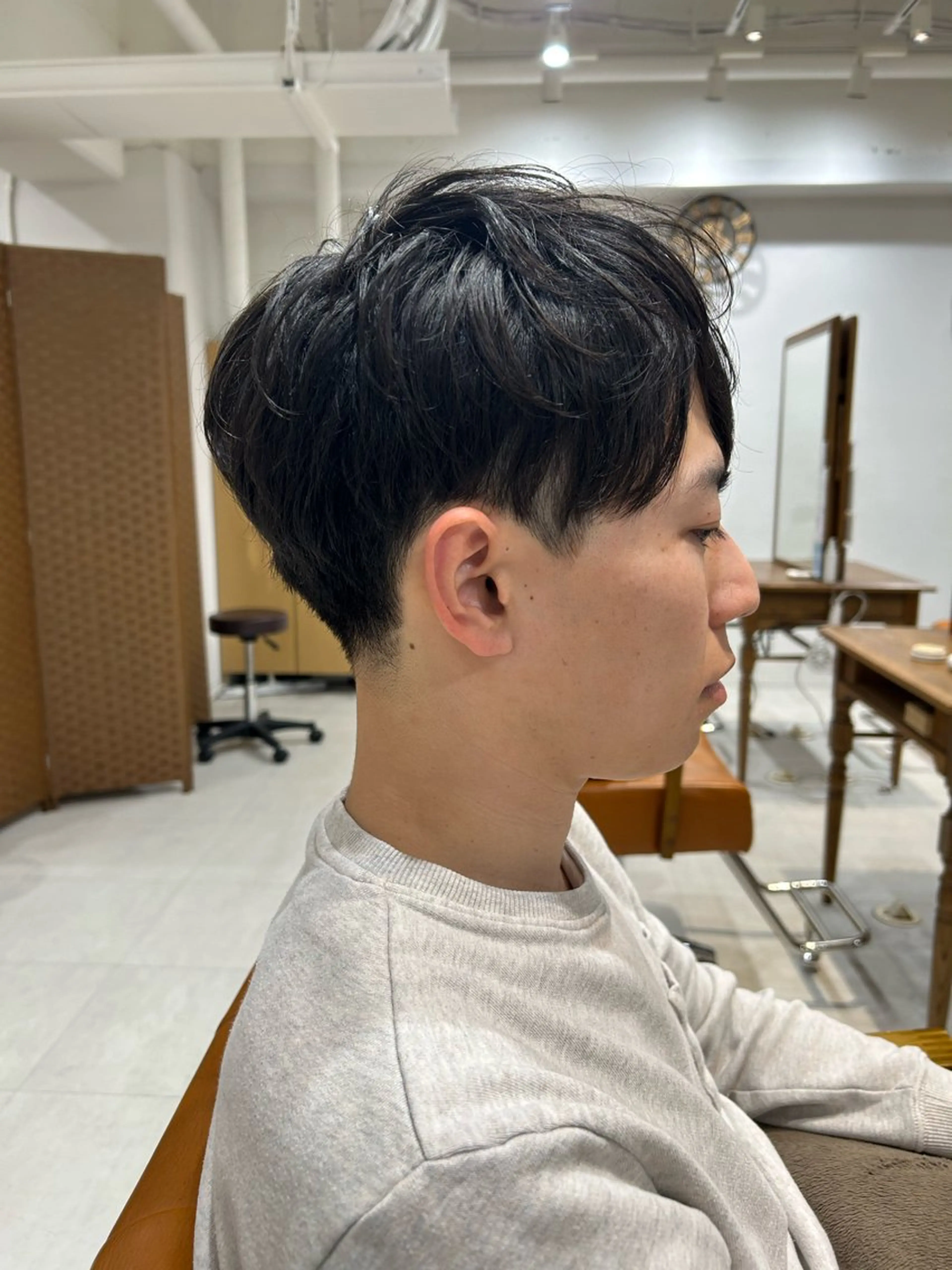 ショート メンズ カット 山﨑 燦人のヘアスタイル