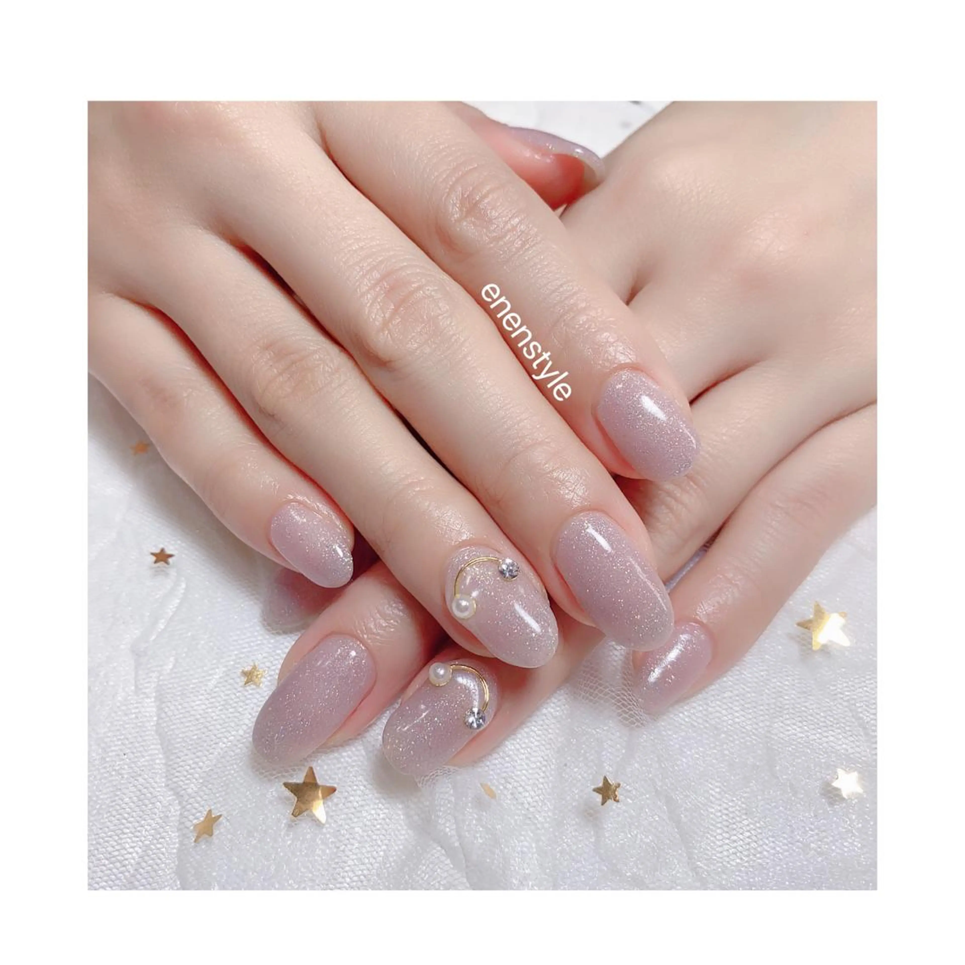 ショート ネイル ジェルネイル ニュアンスネイル オフィスネイル ワンカラーネイル パラジェル 👑enen style👑のネイルデザイン