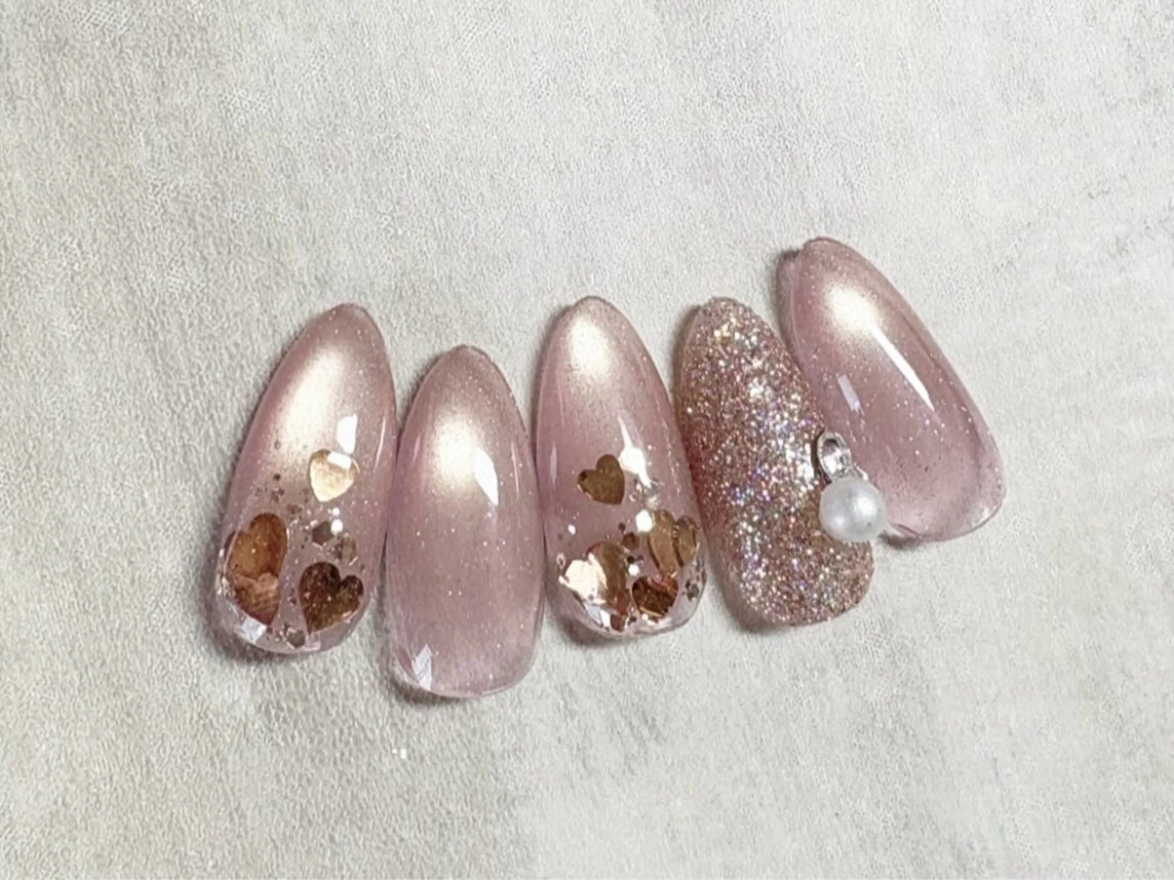 ネイル チークネイル フットネイル フレンチネイル ジェルネイル ガラスフレンチ ハンドネイル ヌドネイルスタジオ もものネイルデザイン