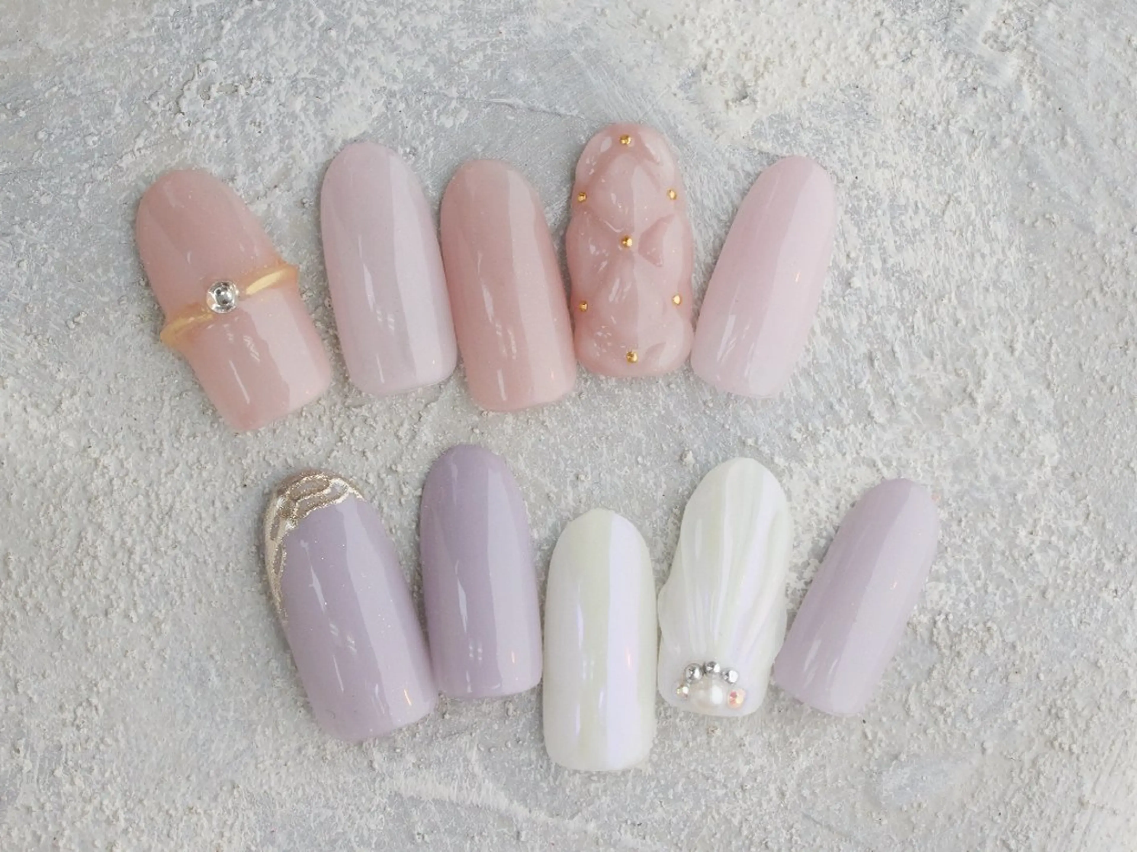 【オフ込】ハンド◆ジェルデザインコース（アート5本）の写真