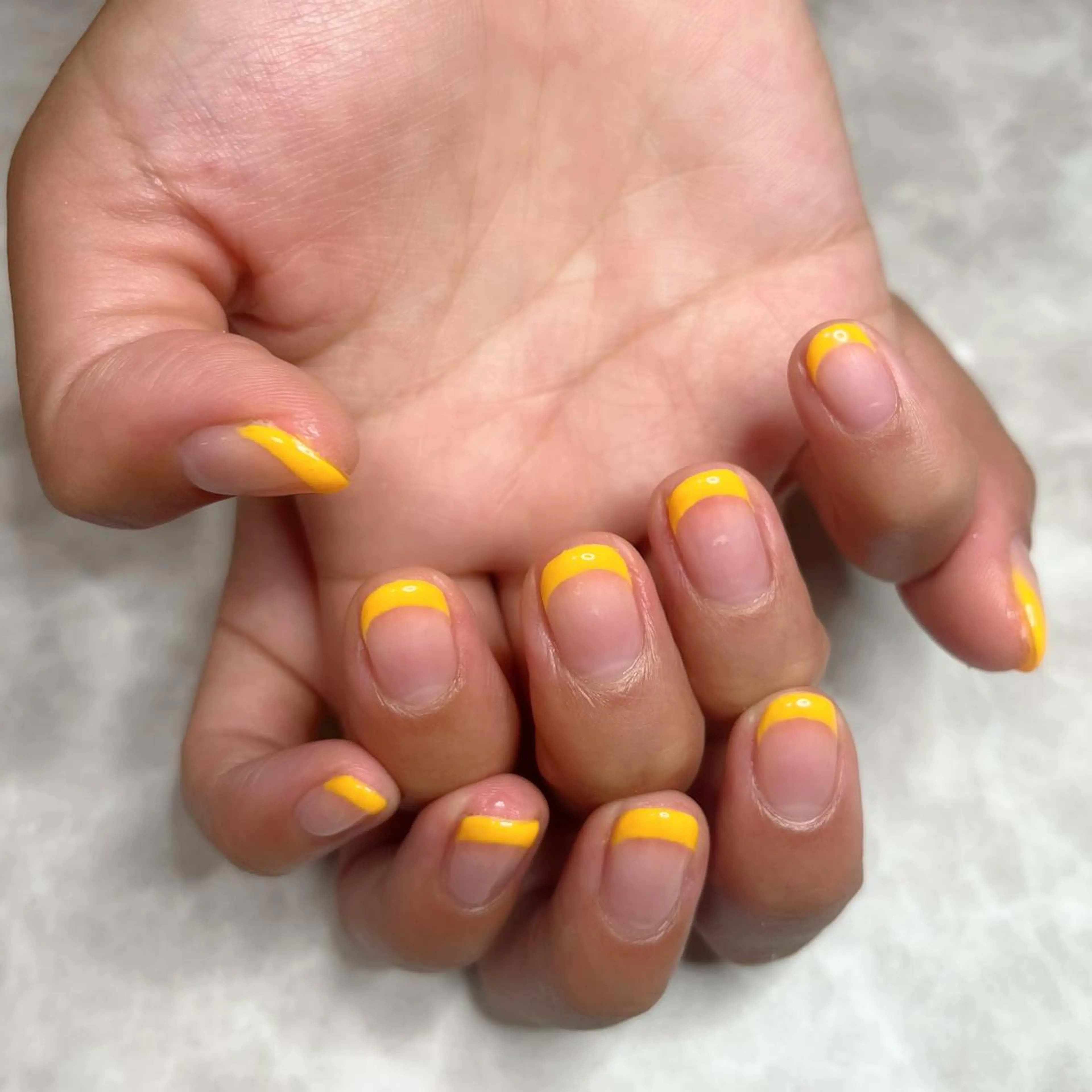 ネイル フレンチネイル ハンドネイル 自爪育成/深爪矯正 mikiのネイルデザイン