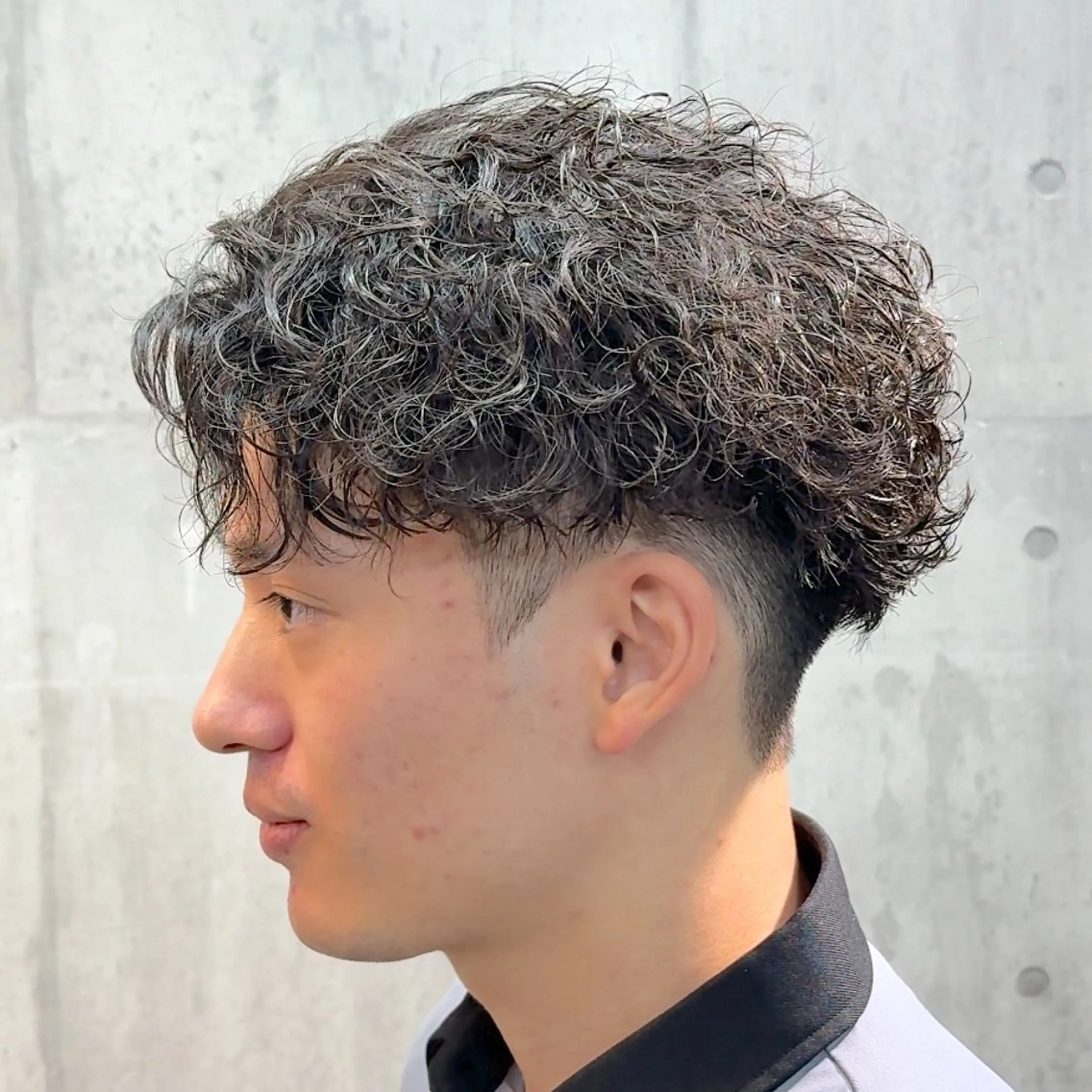 ショート パーマ ヘアアレンジ メンズ MENIN メンズ サロン　望月　涼太のヘアスタイル