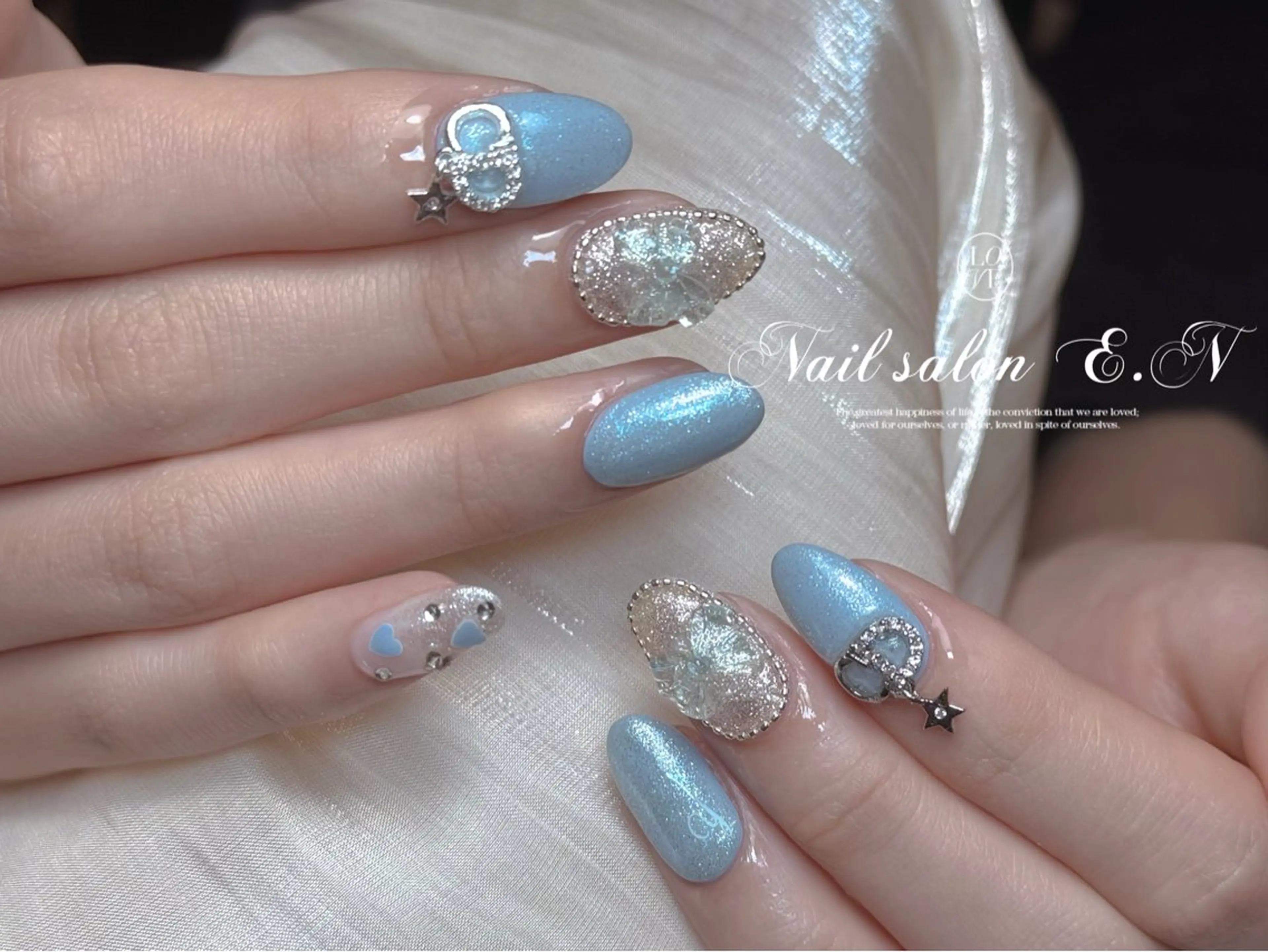 ネイル E.N🦋 長さ出し/持ち込みのネイルデザイン