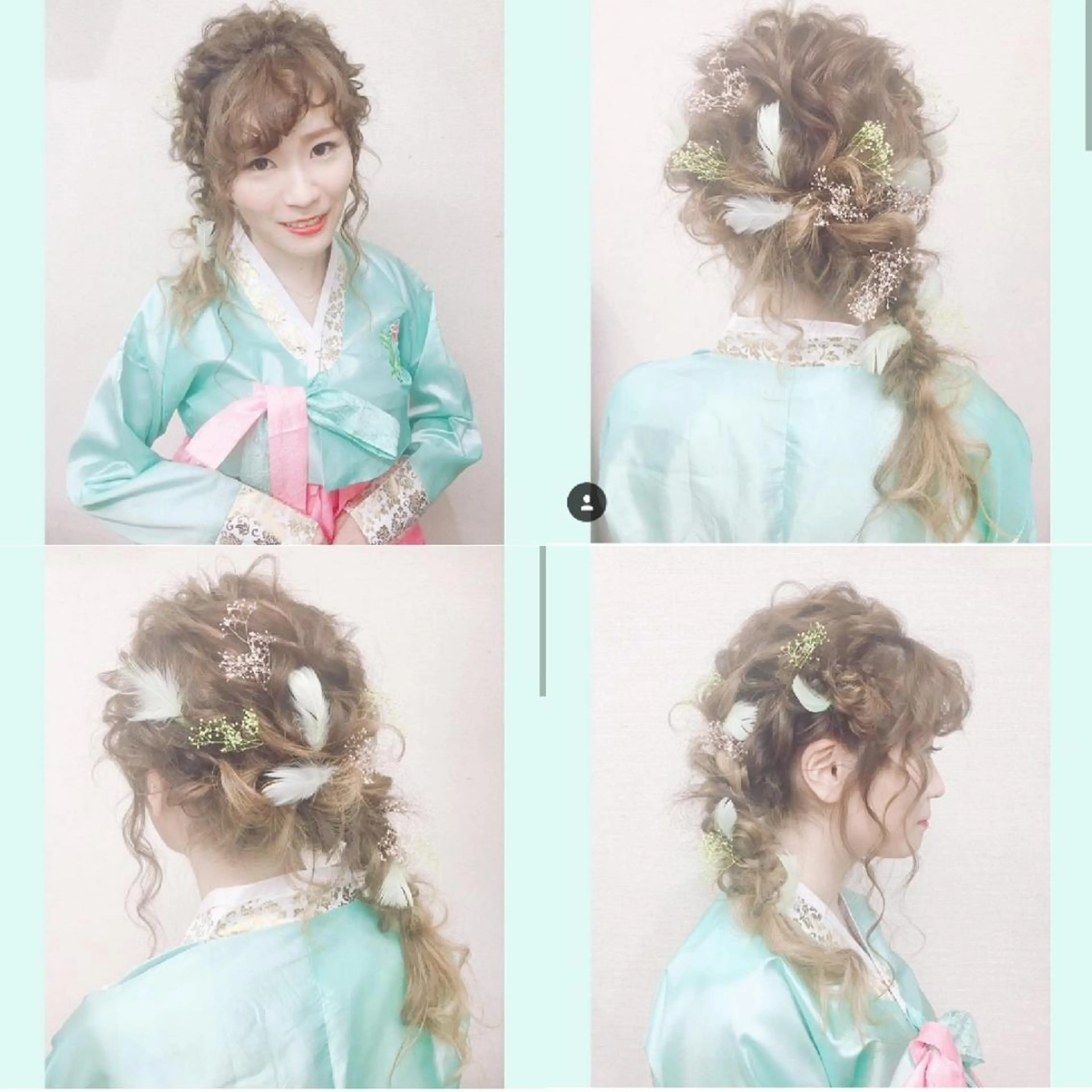 ヘアアレンジ 着付け 角田 安のヘアスタイル