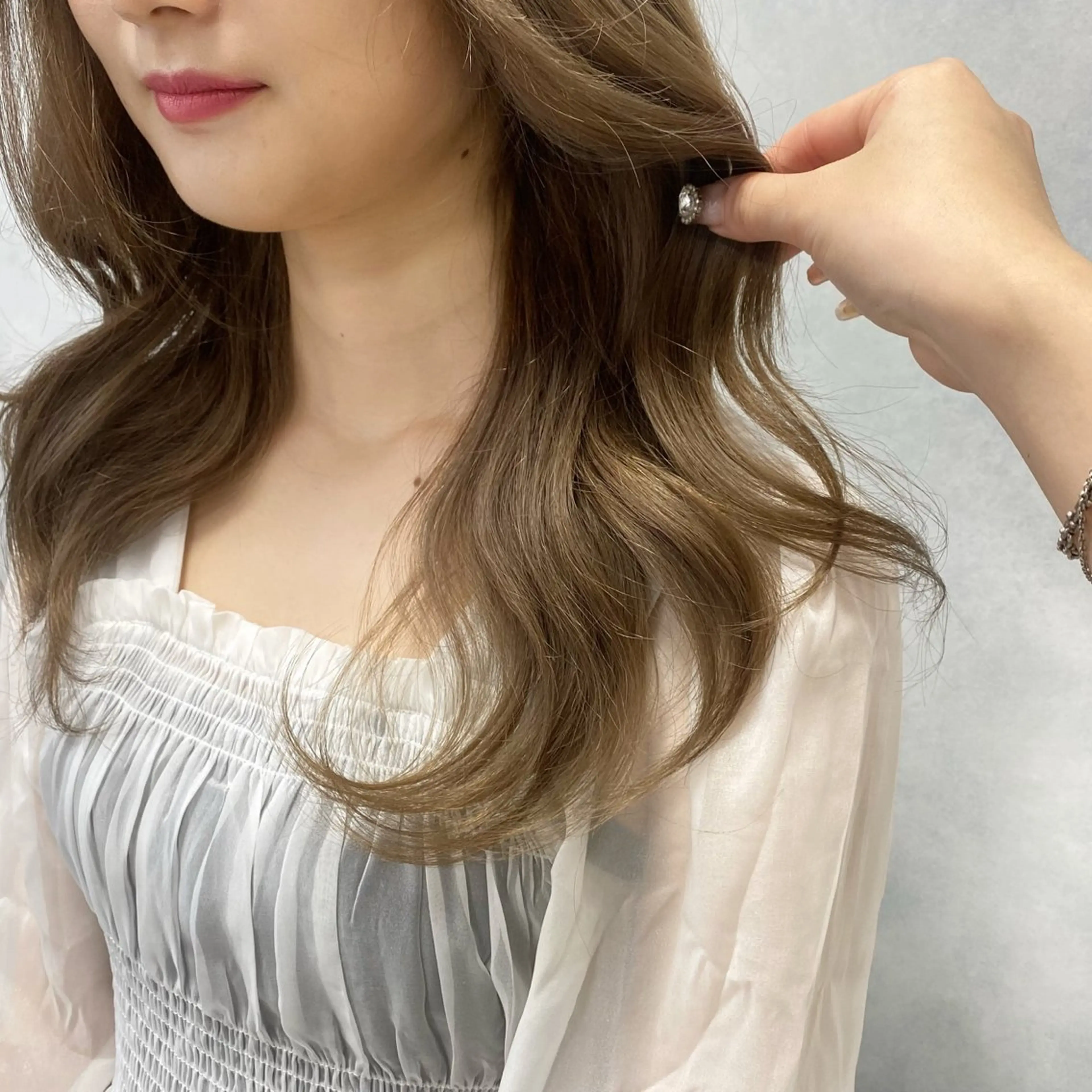 カラー ヘアカラー トリートメント 韓国・網紅 🦋HONOKA🦋のヘアスタイル