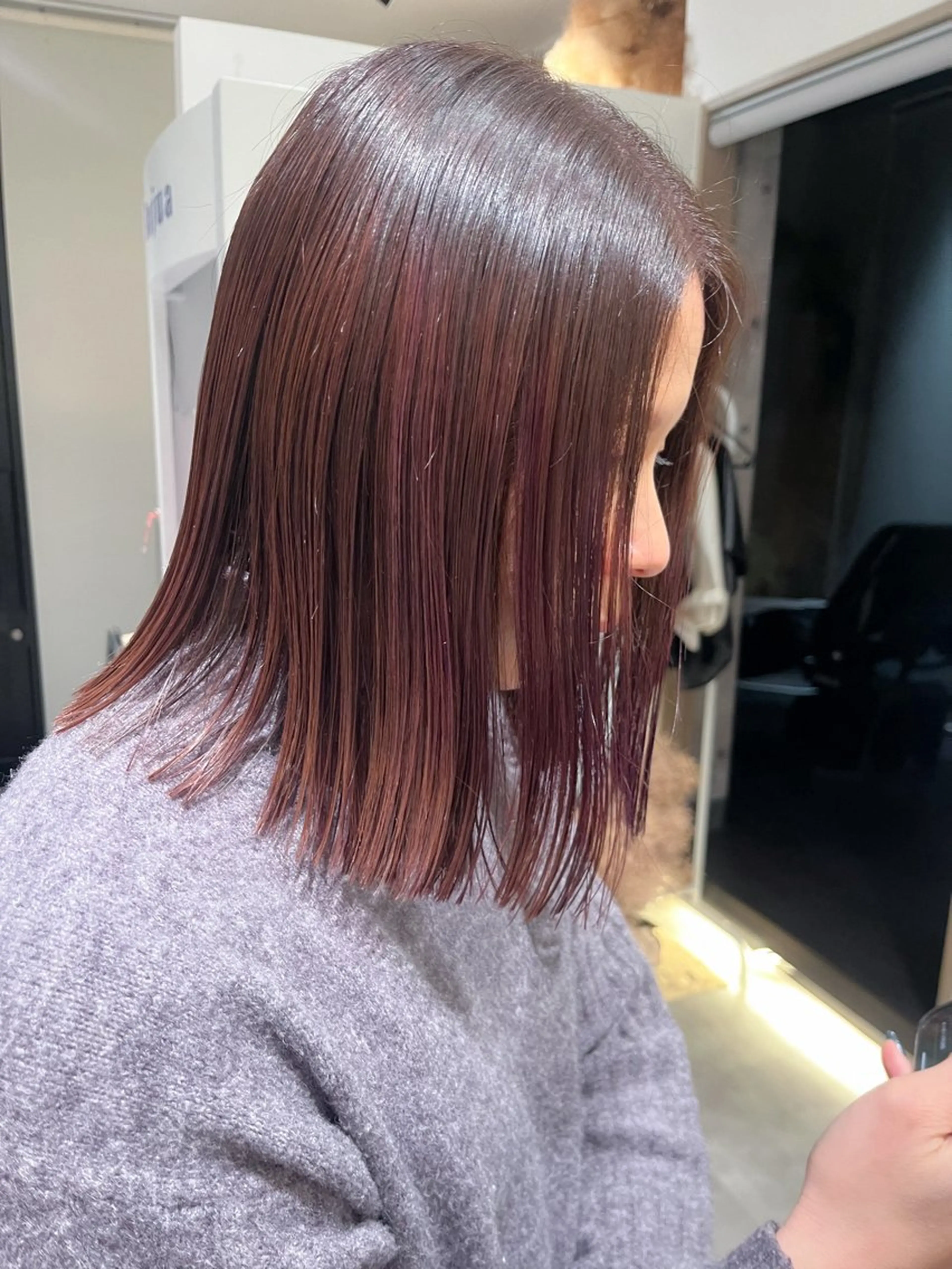 ミディアム カラー ASAMI /MaisonINEのヘアスタイル