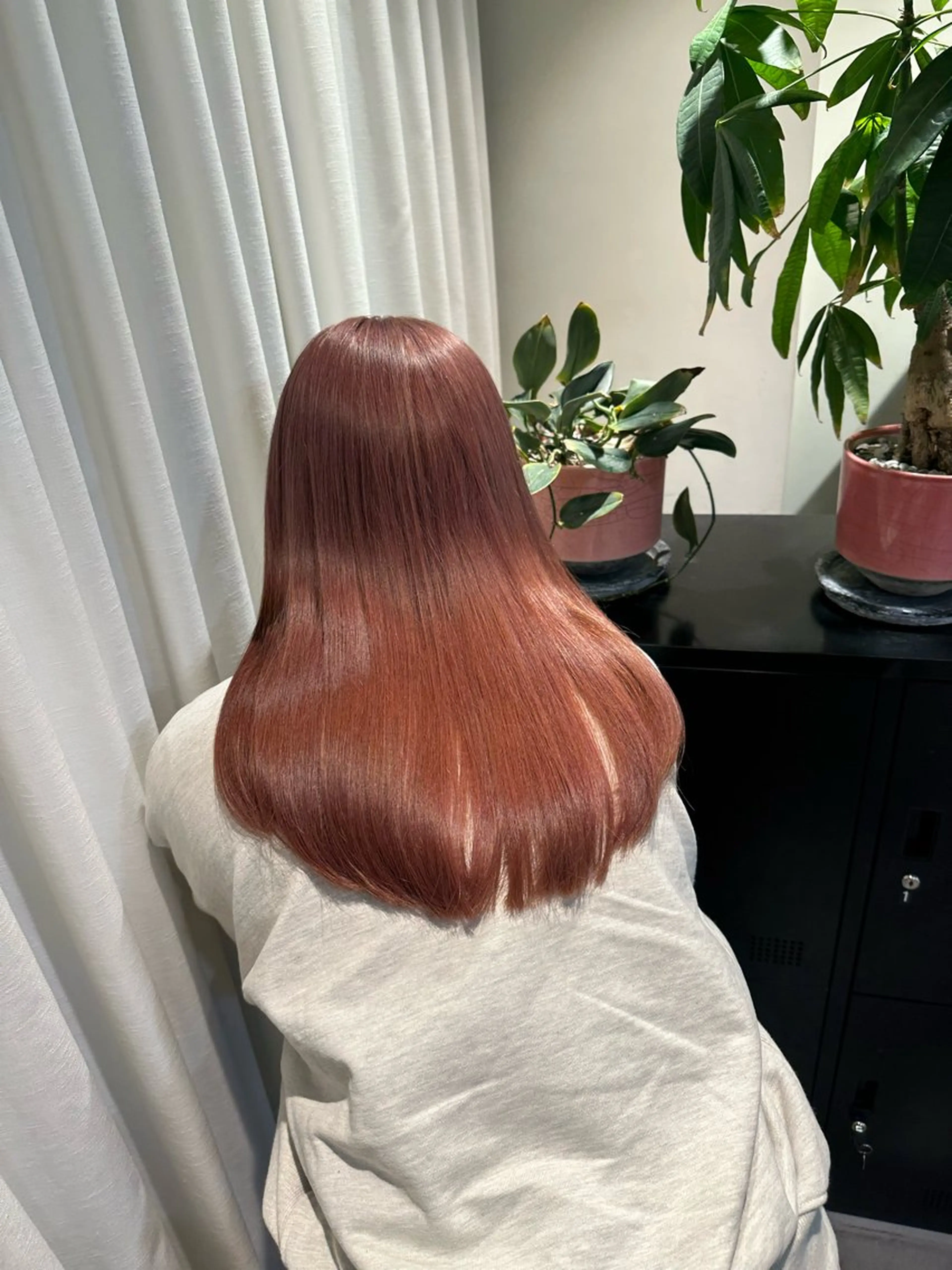 ロング カラー ヘアカラー HANAME 原宿美容室のヘアスタイル