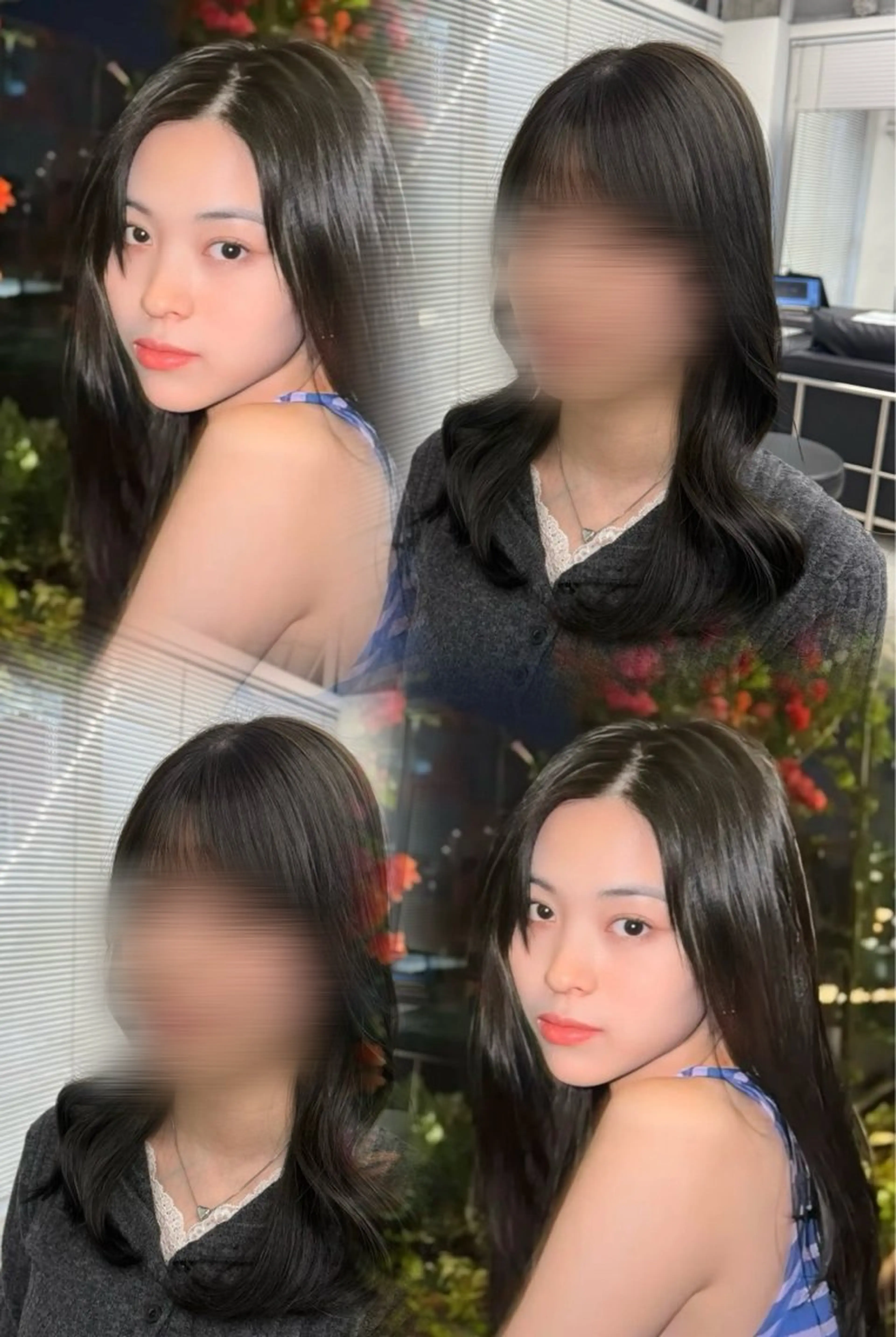 ミディアム カット ヘアカラー トリートメント 韓国🫧髪質改善🫧 縮毛矯正🫧陽菜🫧のヘアスタイル