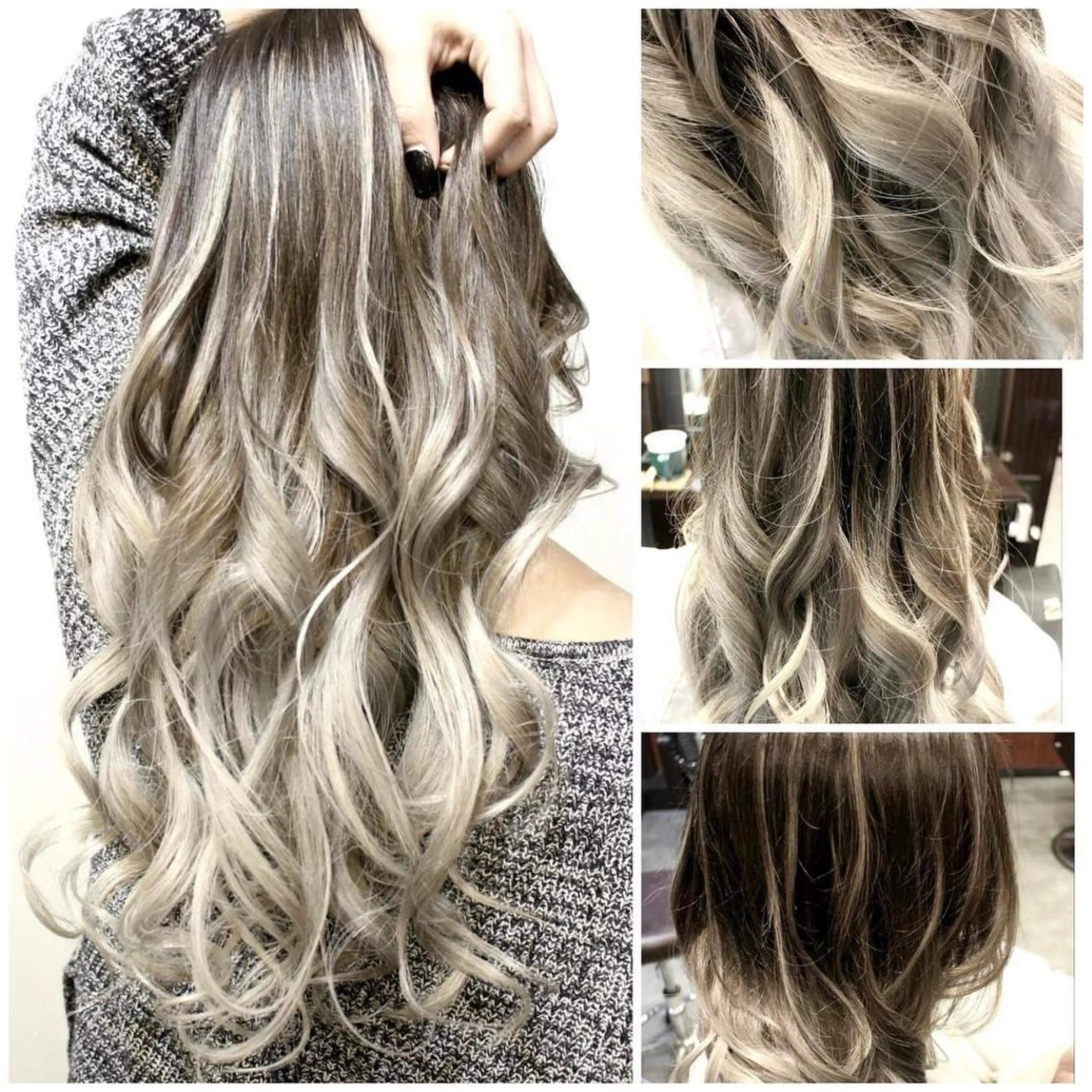 ロング カラー ヘアアレンジ アッシュ アッシュブラウン ベージュカラー ブラウンカラー メッシュ カット ヘアカラー トリートメント 次世代シールエクステ 錦糸町 小泉 朋之のヘアスタイル