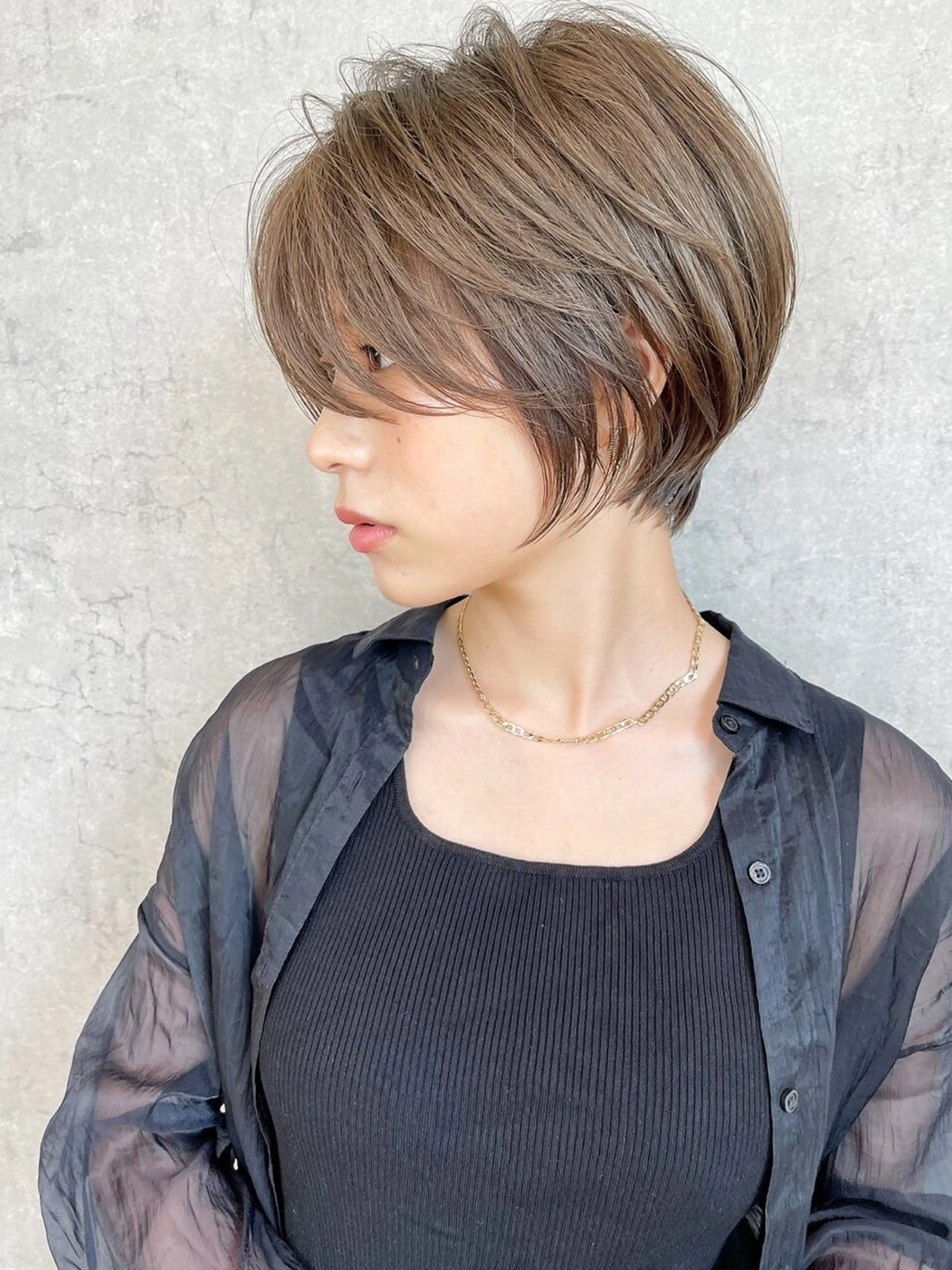 ショート カット トリートメント ヘッドスパ 🥣安野祥華 銀座大人ショート🥣のヘアスタイル