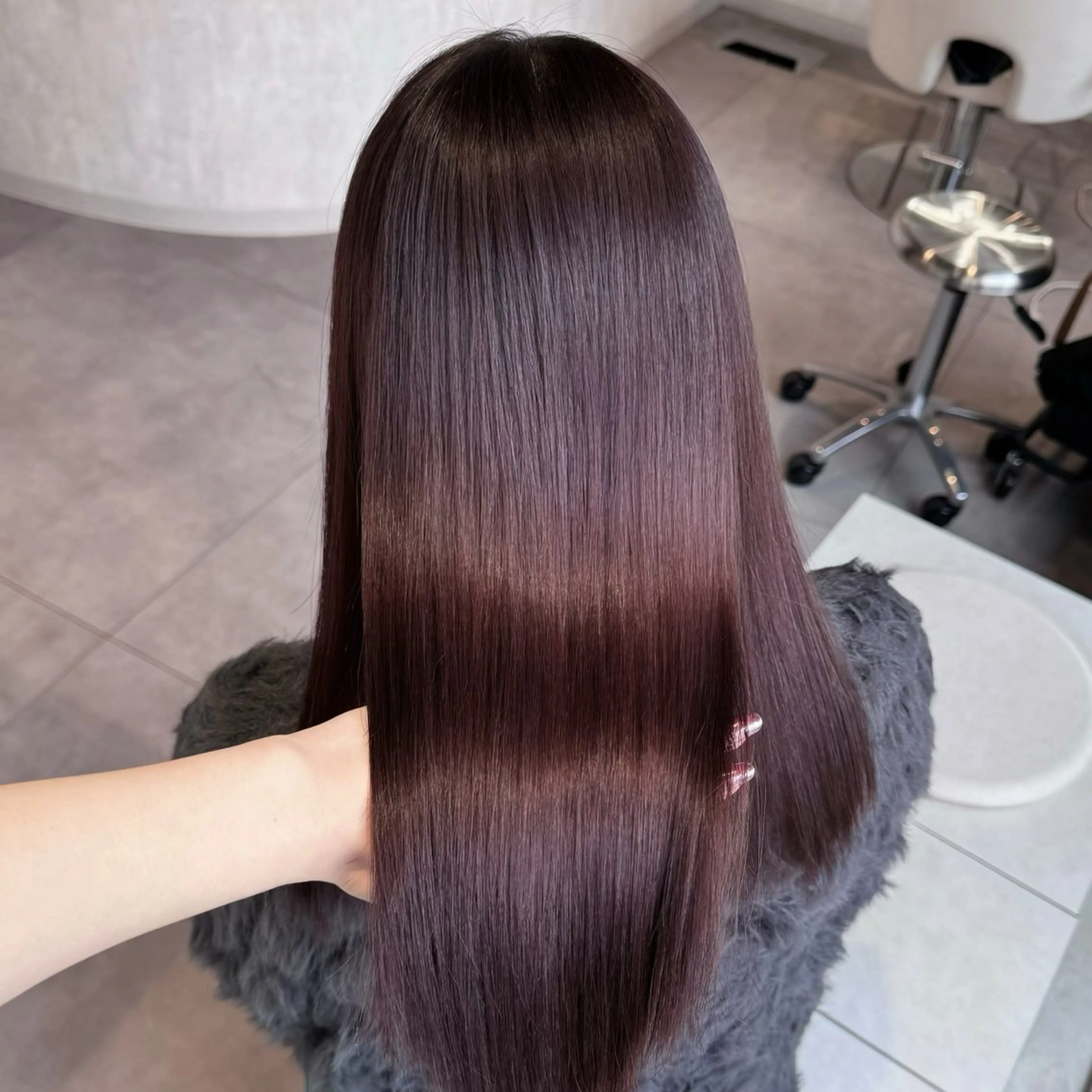 セミロング カラー ヘアカラー トリートメント miyu /トレンド カラー×艶髪のヘアスタイル