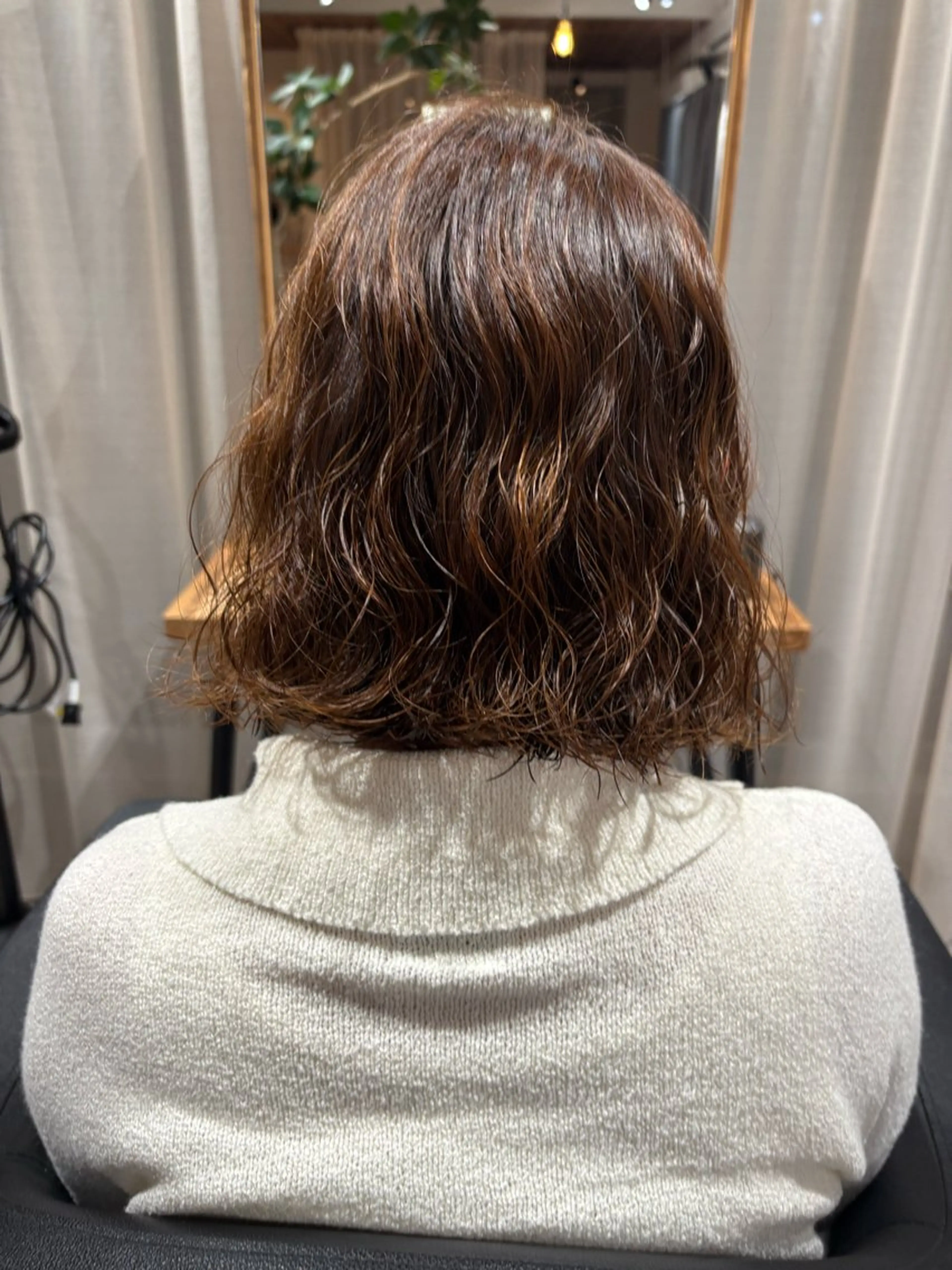 ミディアム パーマ ミディアムパーマ カット パーマ iroha/ n.w.h🎀のヘアスタイル