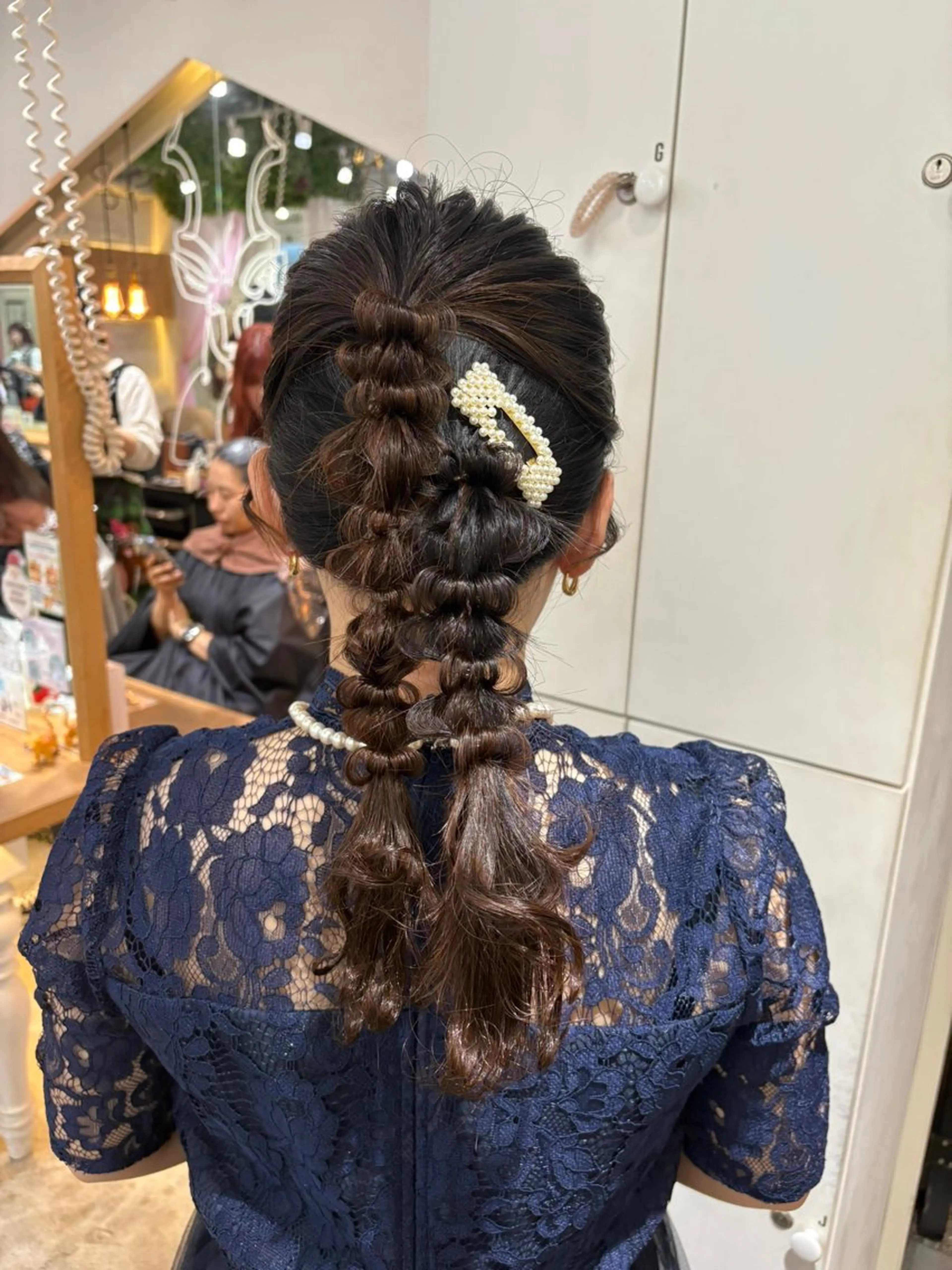 ロング カラー ヘアアレンジ ヘアセット 梅田/透明感カラー 🤍narumiのヘアスタイル