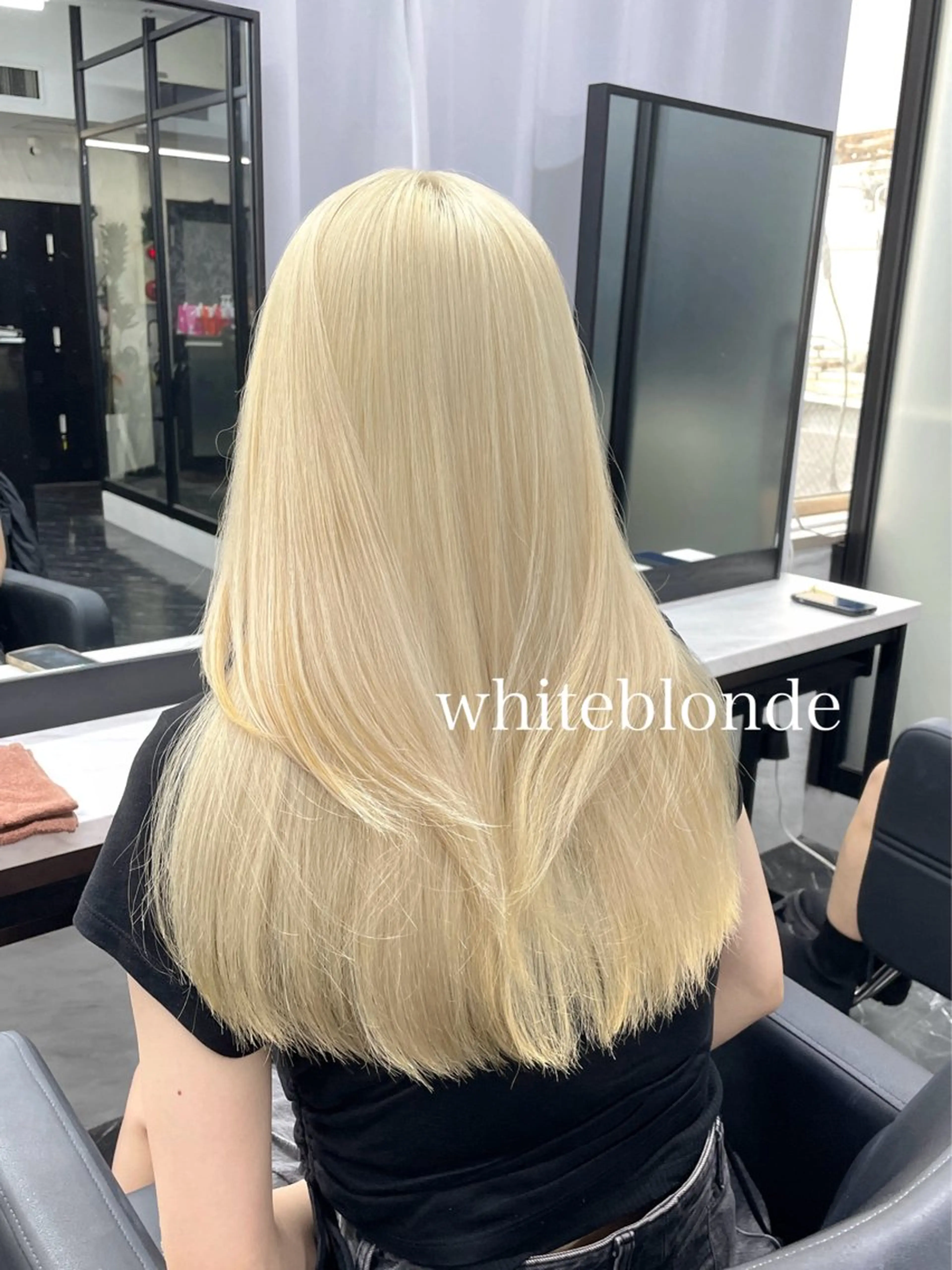 セミロング カラー ヘアカラー トリートメント エクステ🩵ブリーチ 韓国ヘア🩵KAEのヘアスタイル