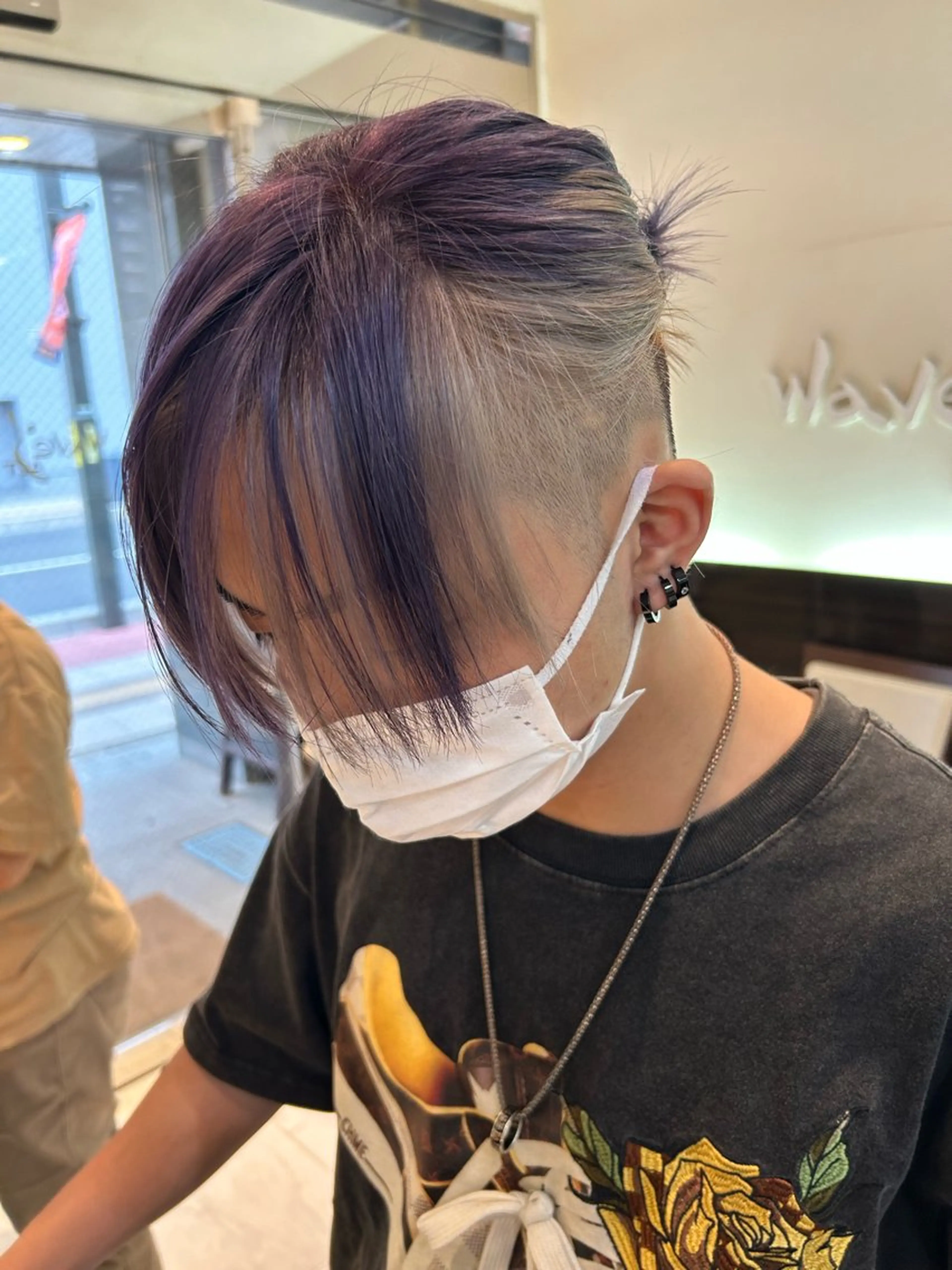 ショート メンズ ツートーンカラー カット ヘアカラー トリートメント RIKA/ 大宮のヘアスタイル