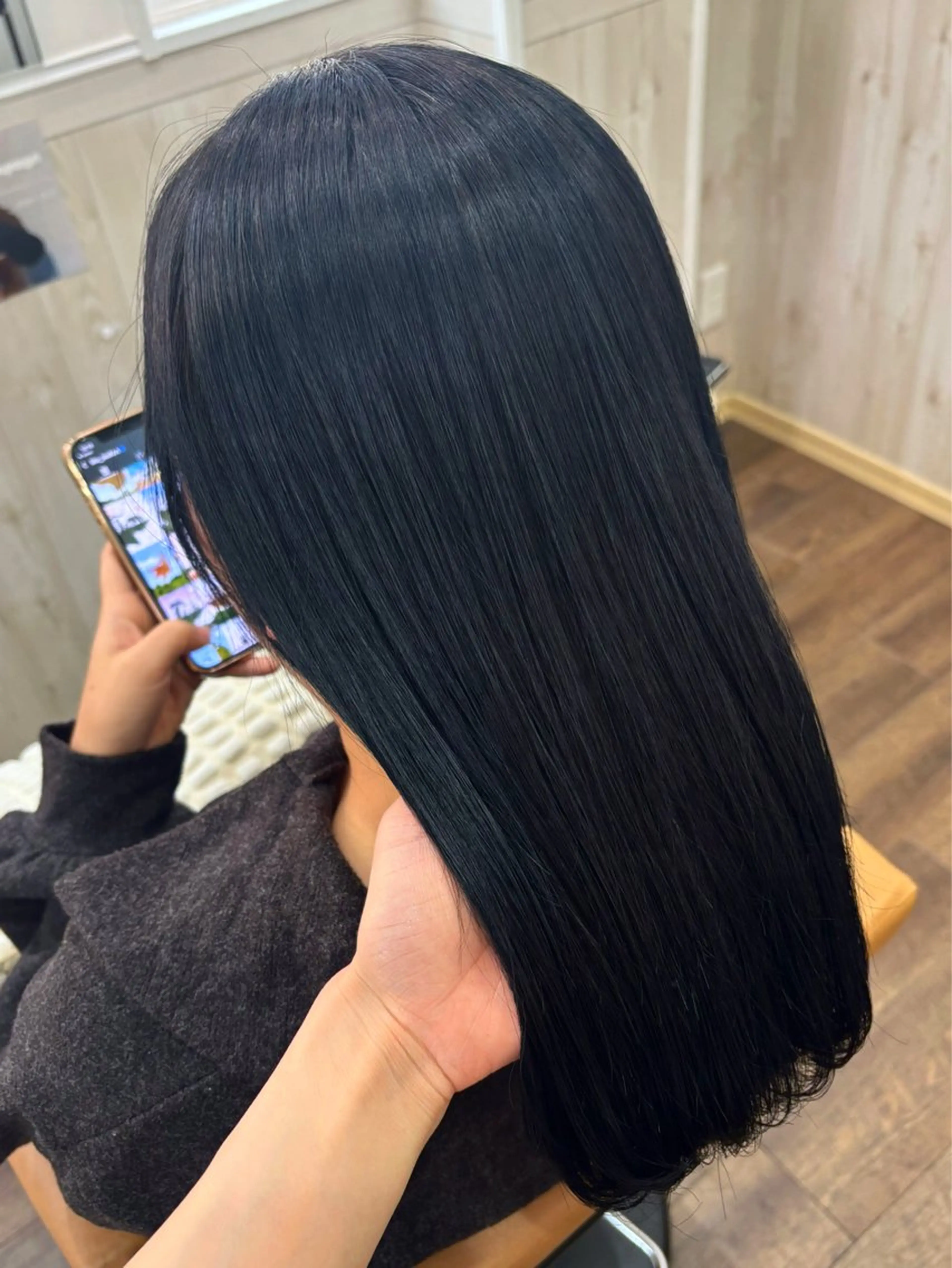 セミロング Nuku.所属・s. satsukiのヘアスタイル