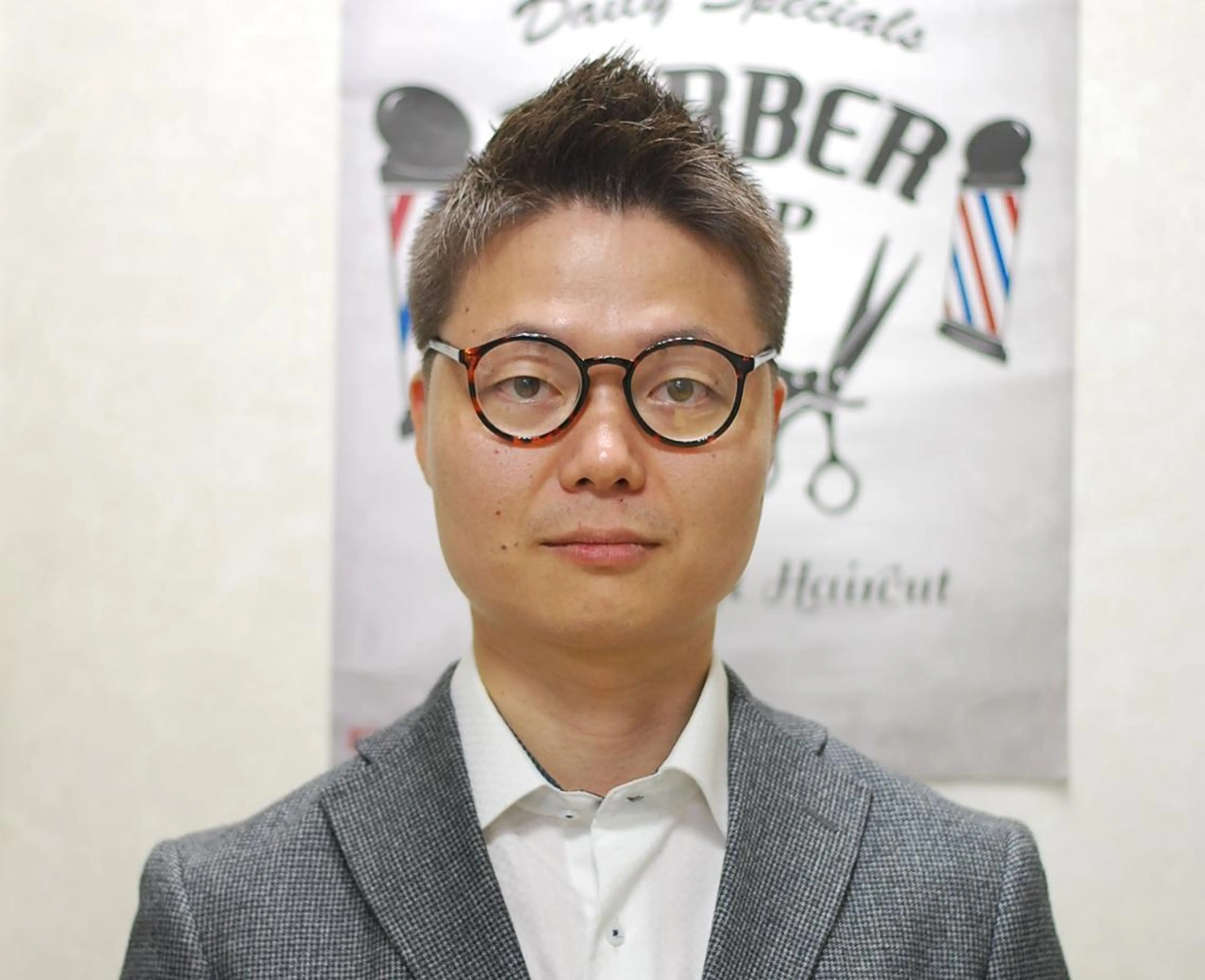 ショート メンズ 治部  友昭のヘアスタイル