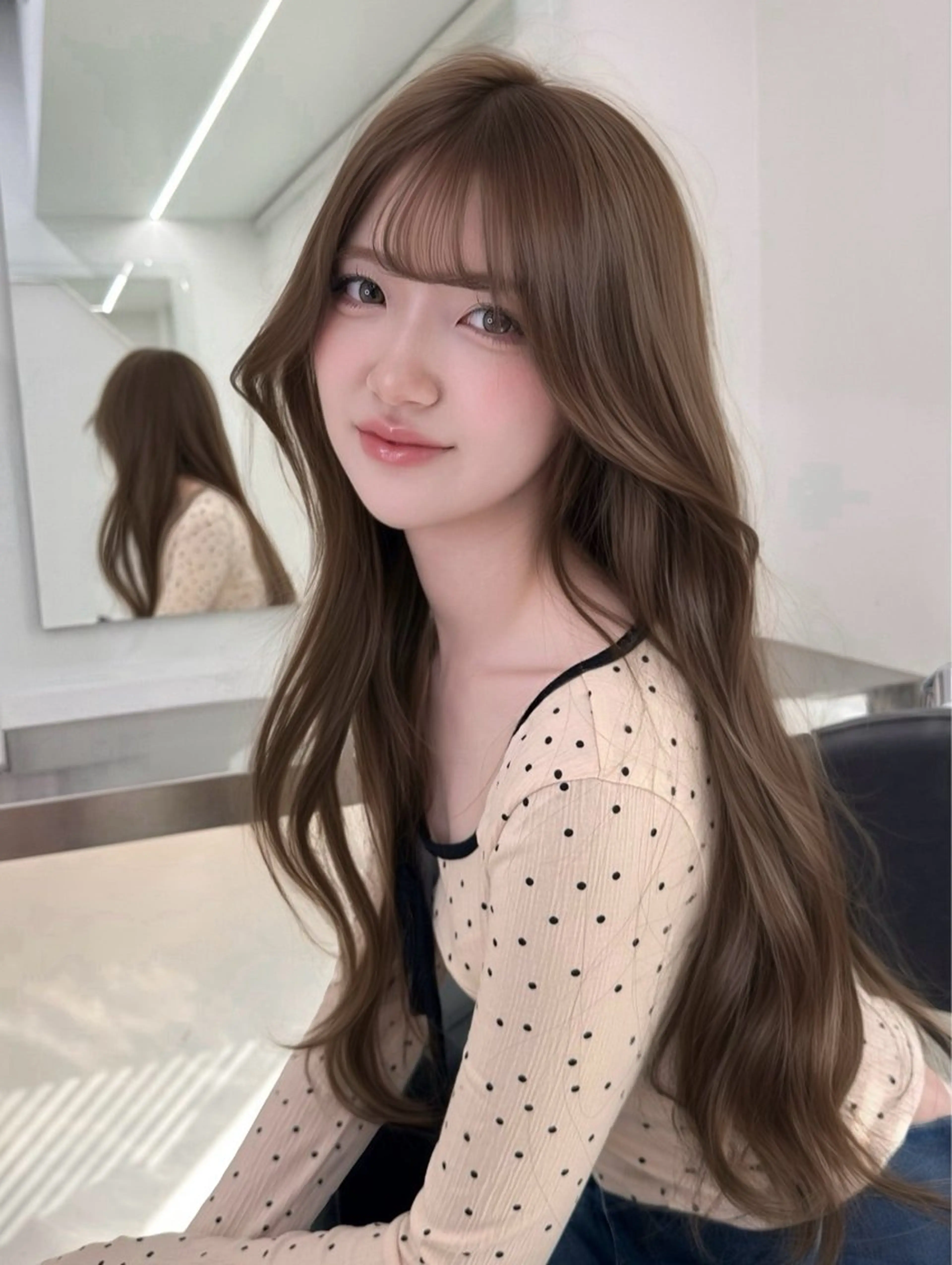 ロング カラー ヘアカラー トリートメント 上品モテヘア🩶 karen🩶のヘアスタイル