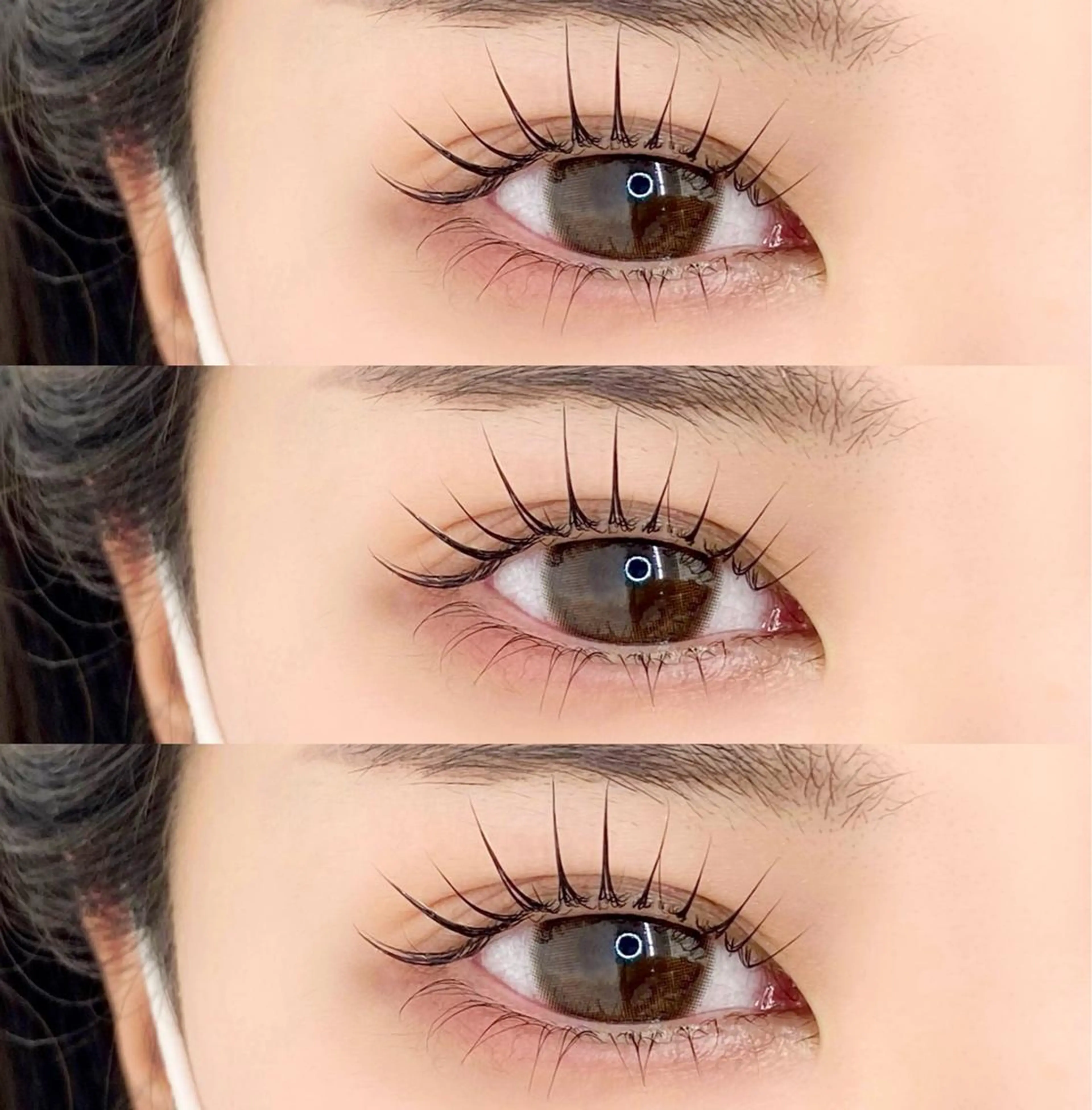 マツエク・マツパ パリジェンヌラッシュリフト 一重×まつ毛パーマ Refine Sayakaのマツエク・マツパデザイン