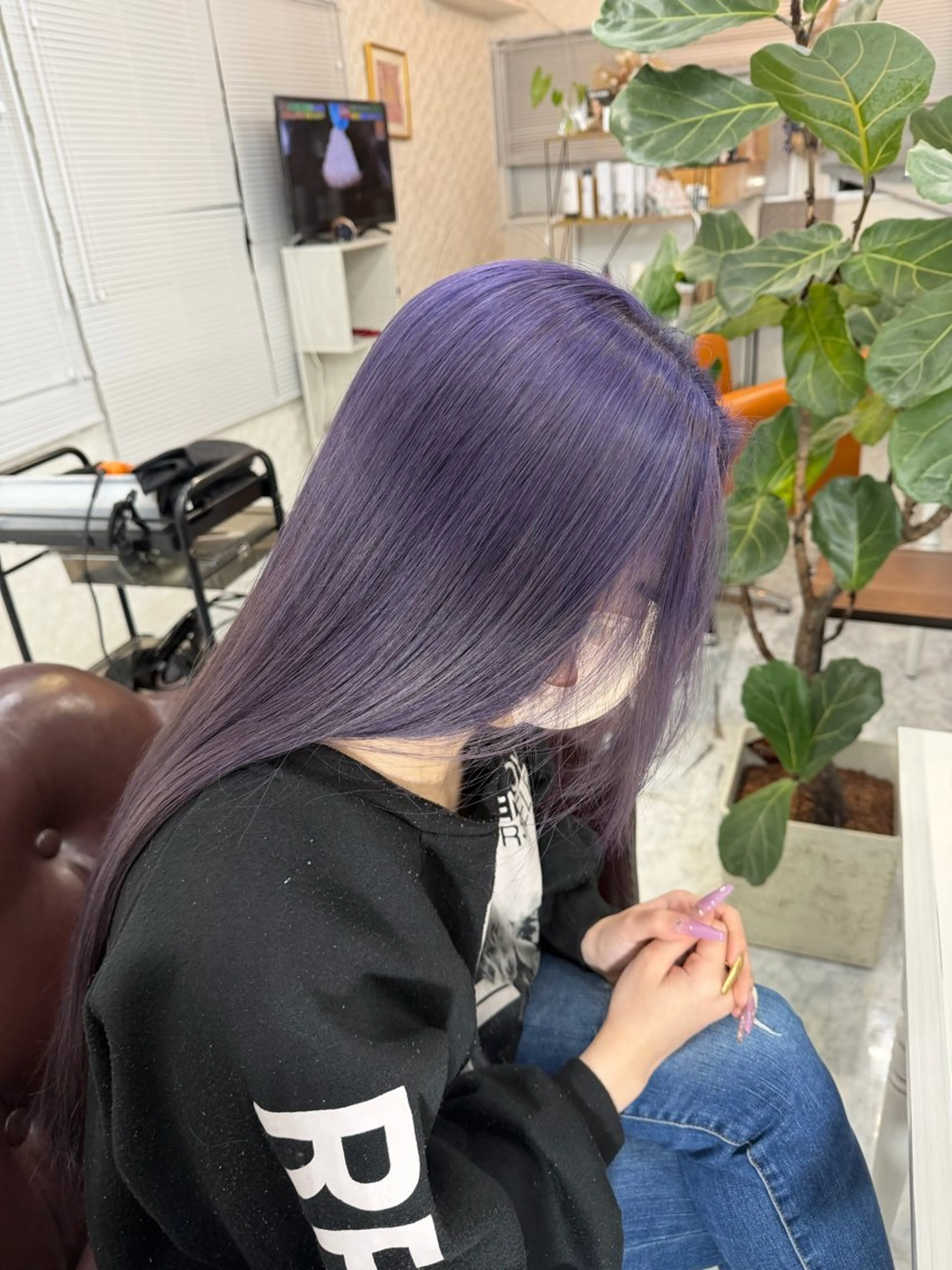 セミロング ヘアカラー トリートメント MAEDA YUKIのヘアスタイル