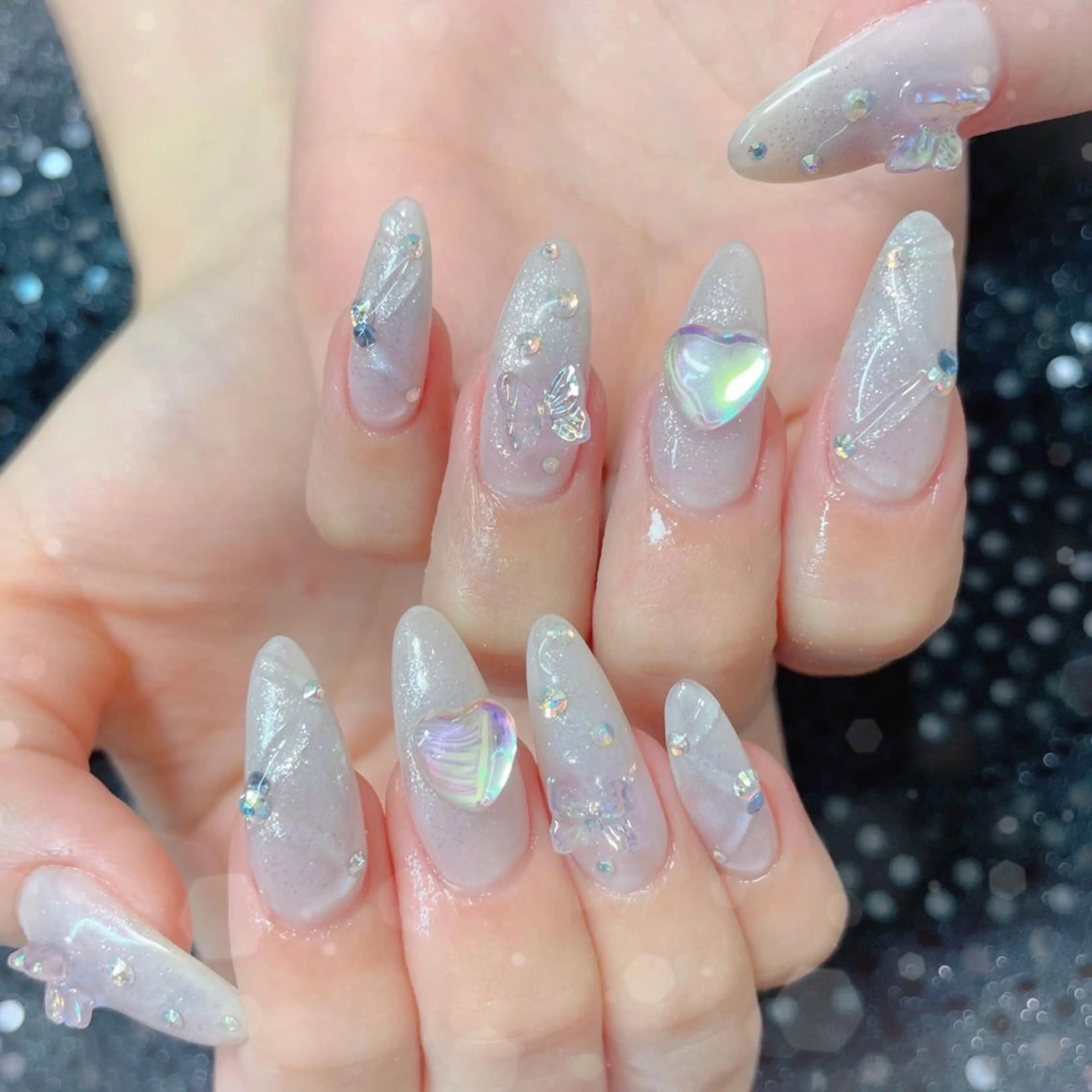 ネイル ハンドネイル ハンドケア MoON...❤︎ MeGuのネイルデザイン