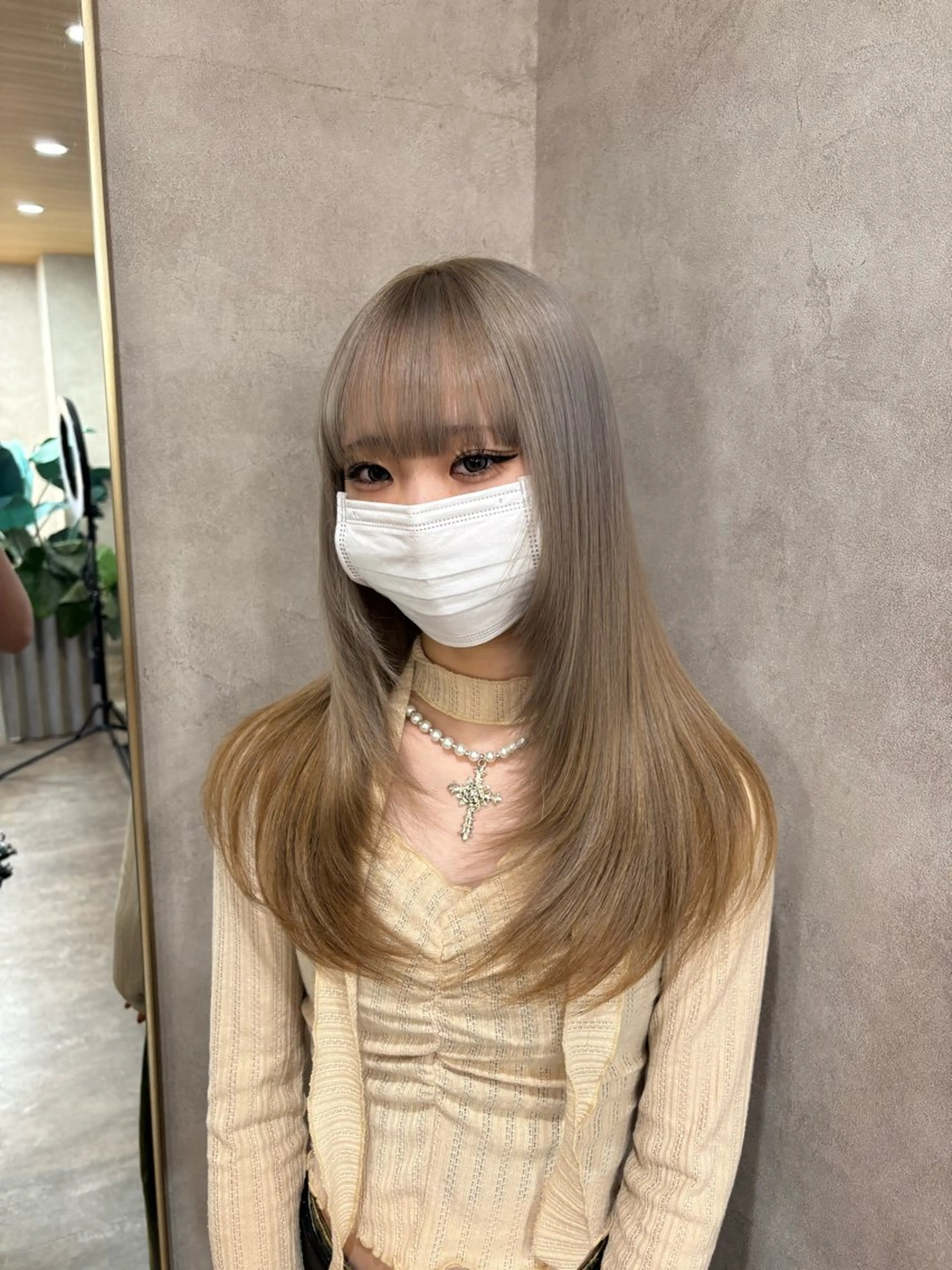 セミロング カット RIENS/ taizohのヘアスタイル