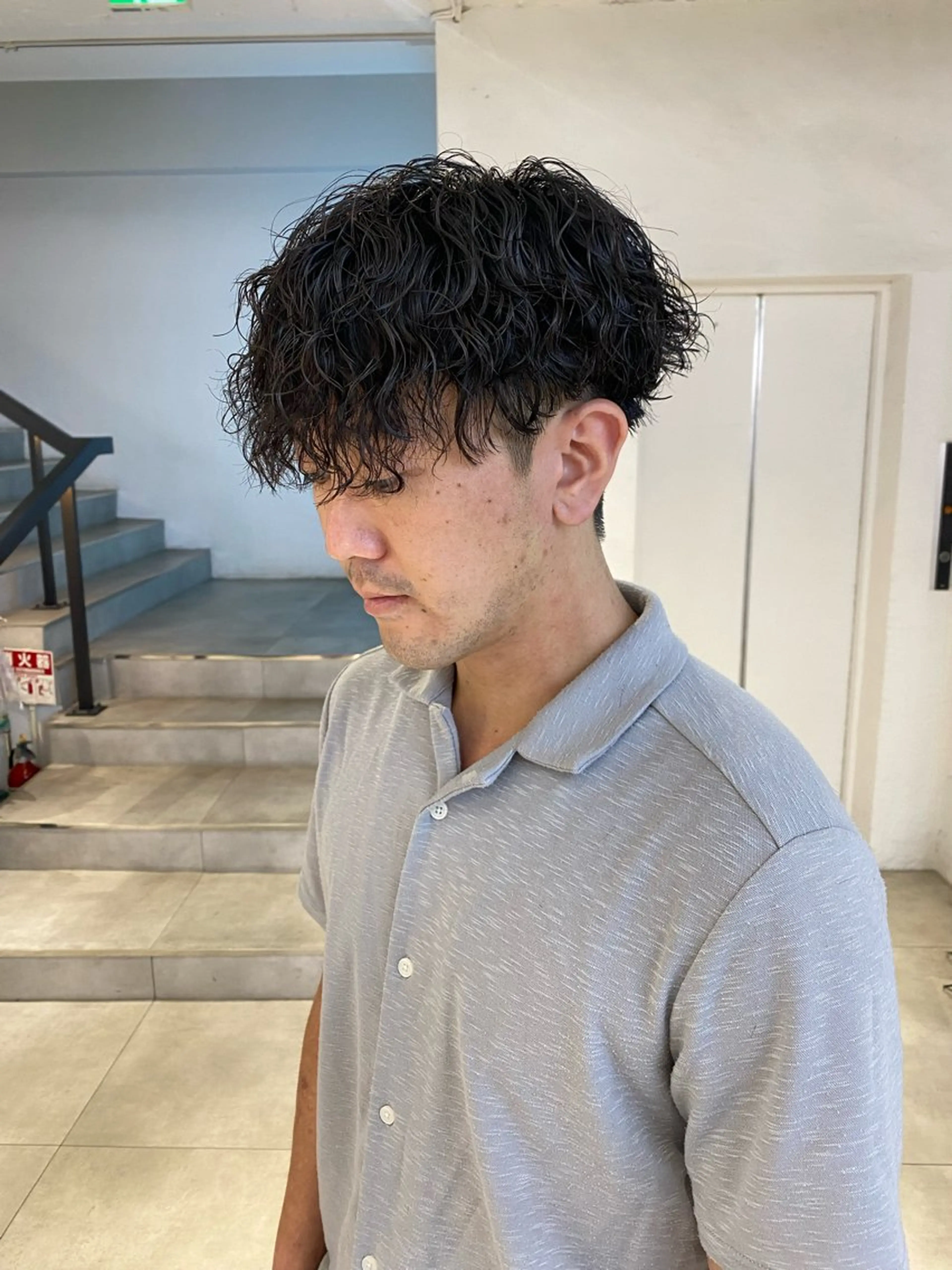 パーマ メンズ 新宿【メンズパーマ】 塩澤太一のヘアスタイル