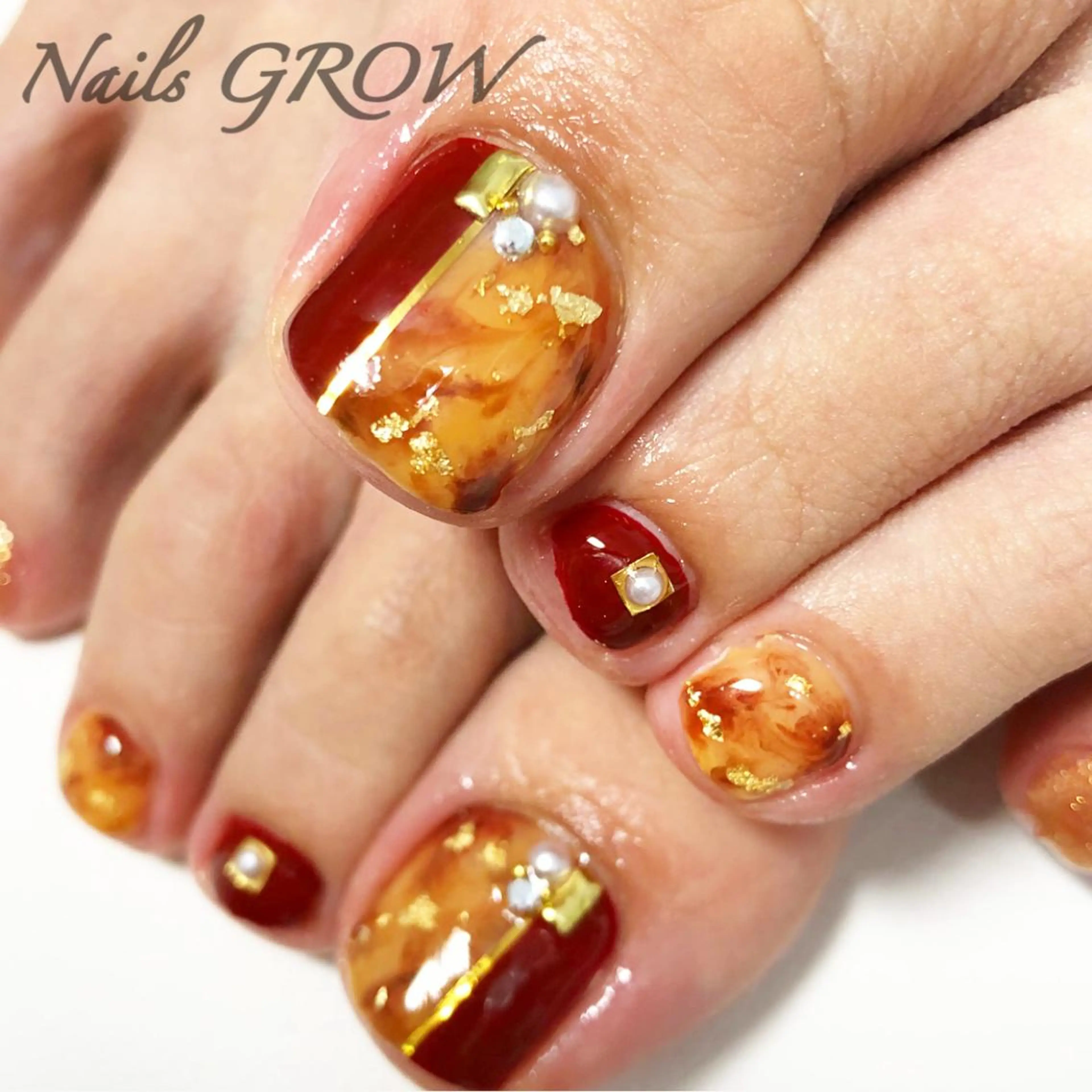 ネイル フットネイル Nails GROWのネイルデザイン