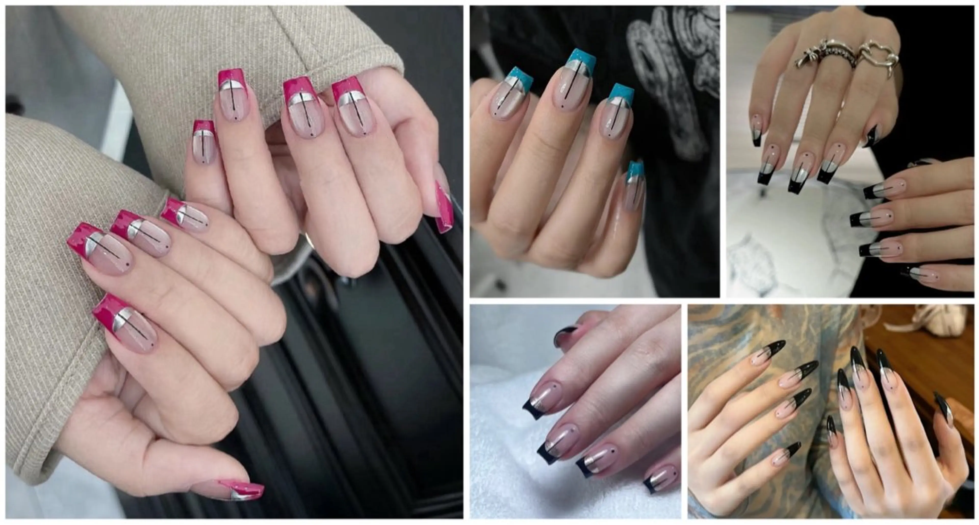 ネイル フレンチネイル BETTER ME ネイルサロン池田公園のネイルデザイン