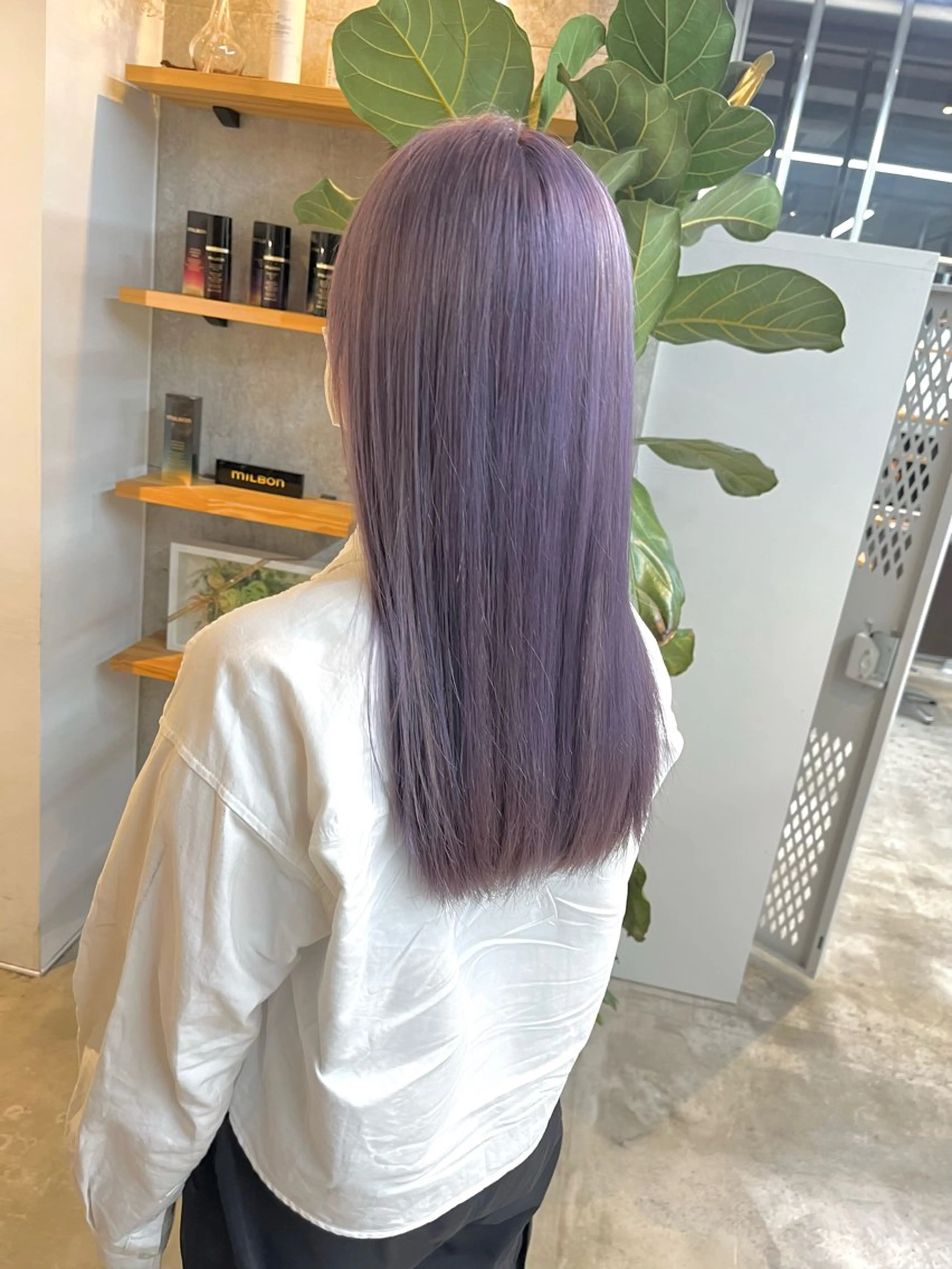 セミロング カラー ヘアカラー ハイトーンカラ ー/小川のヘアスタイル