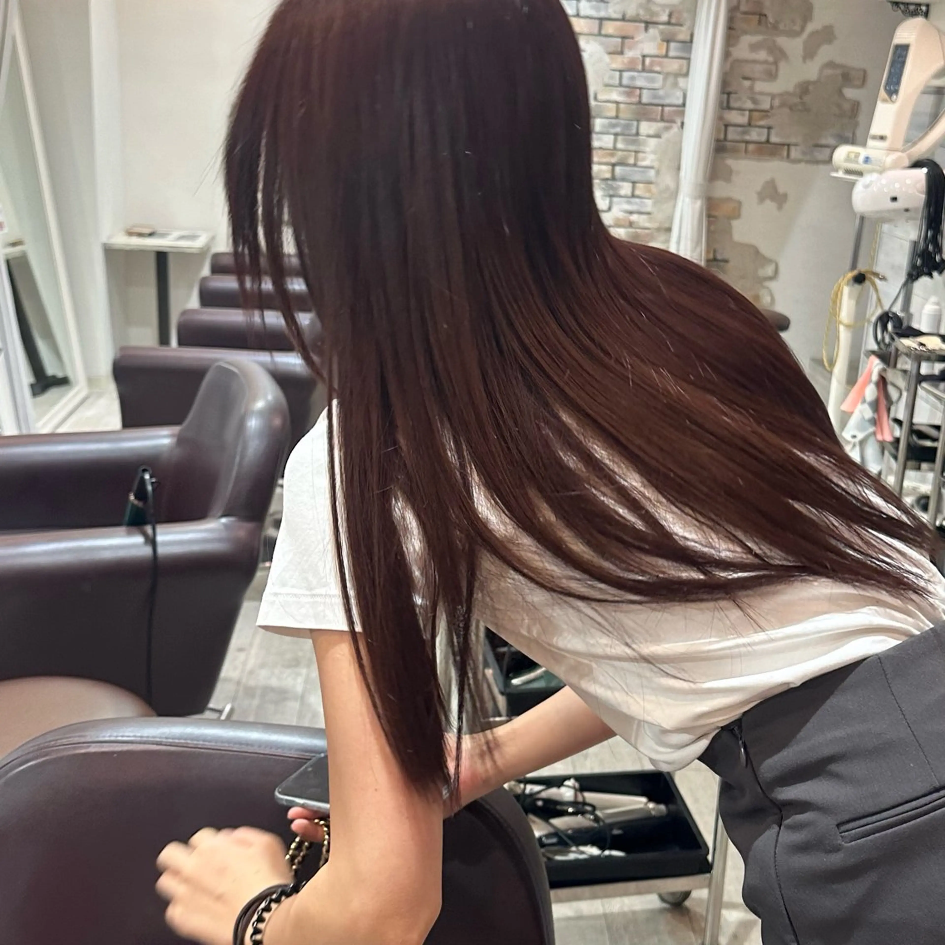 韓国スタイルカット+透明感カラー+炭酸SPorコーティングTRの写真