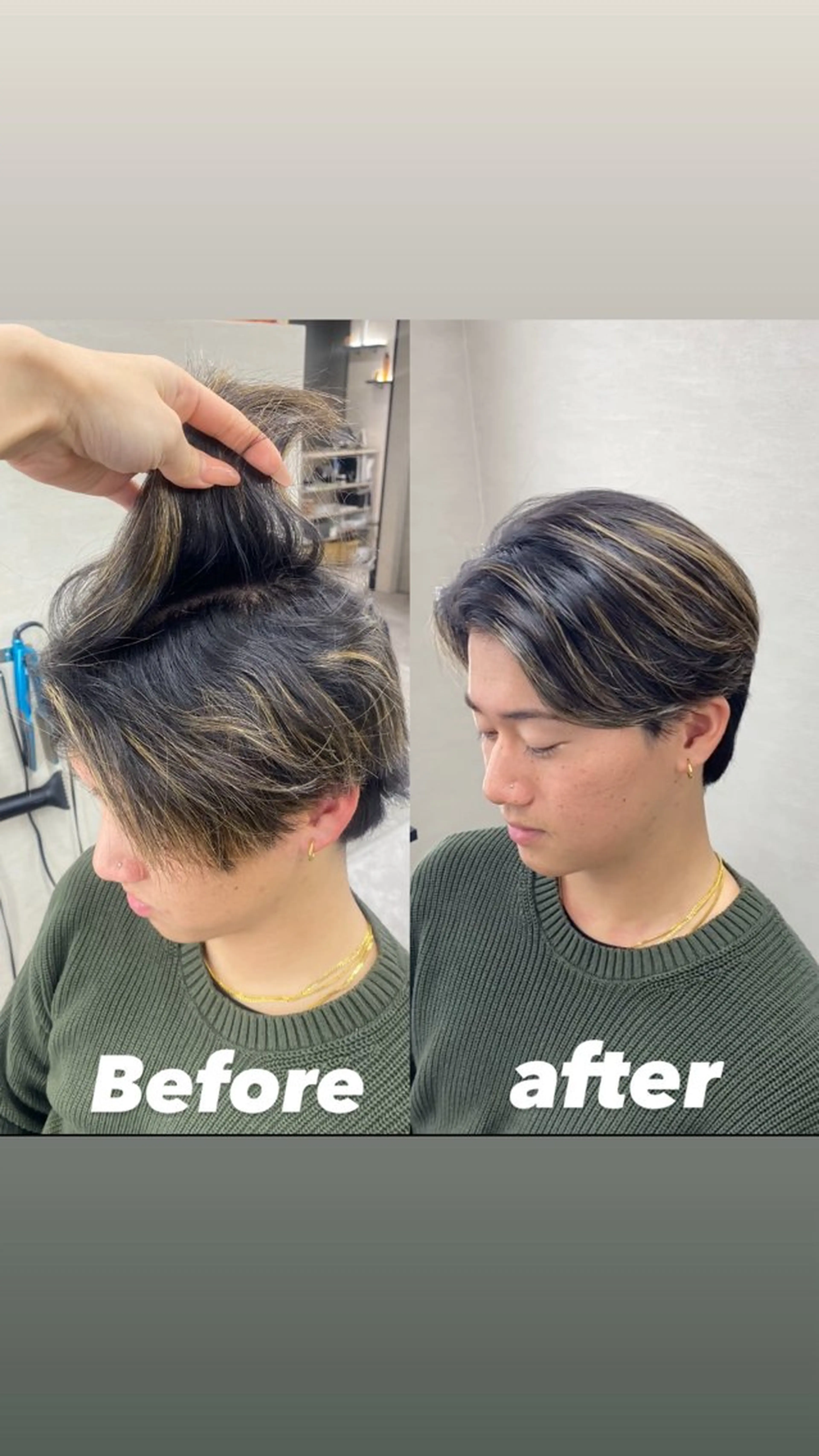 【メンズ曲がる美髪縮毛矯正】の写真