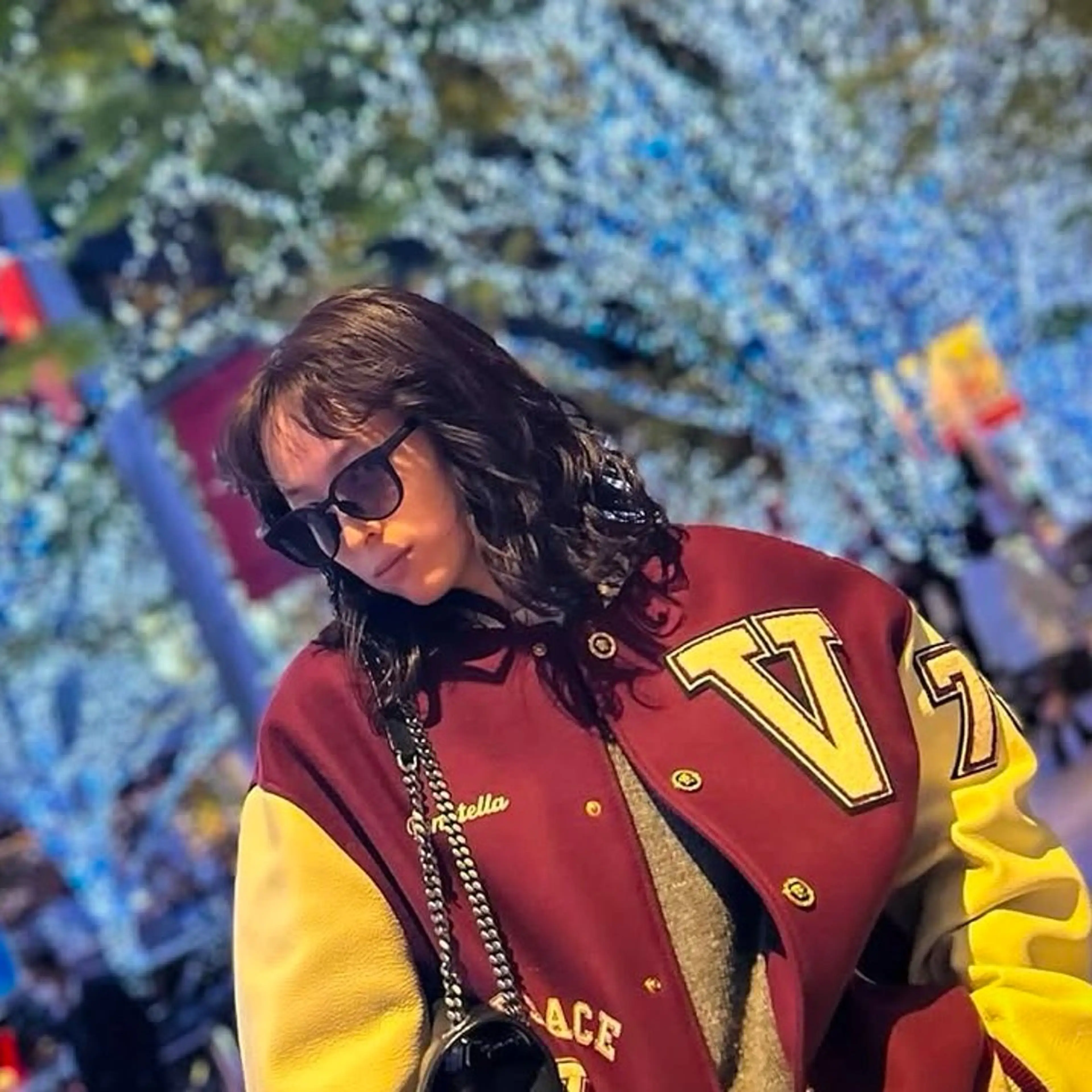 パーマ ❤️ブリーチなし💚 ダブルカラー平野実花のヘアスタイル