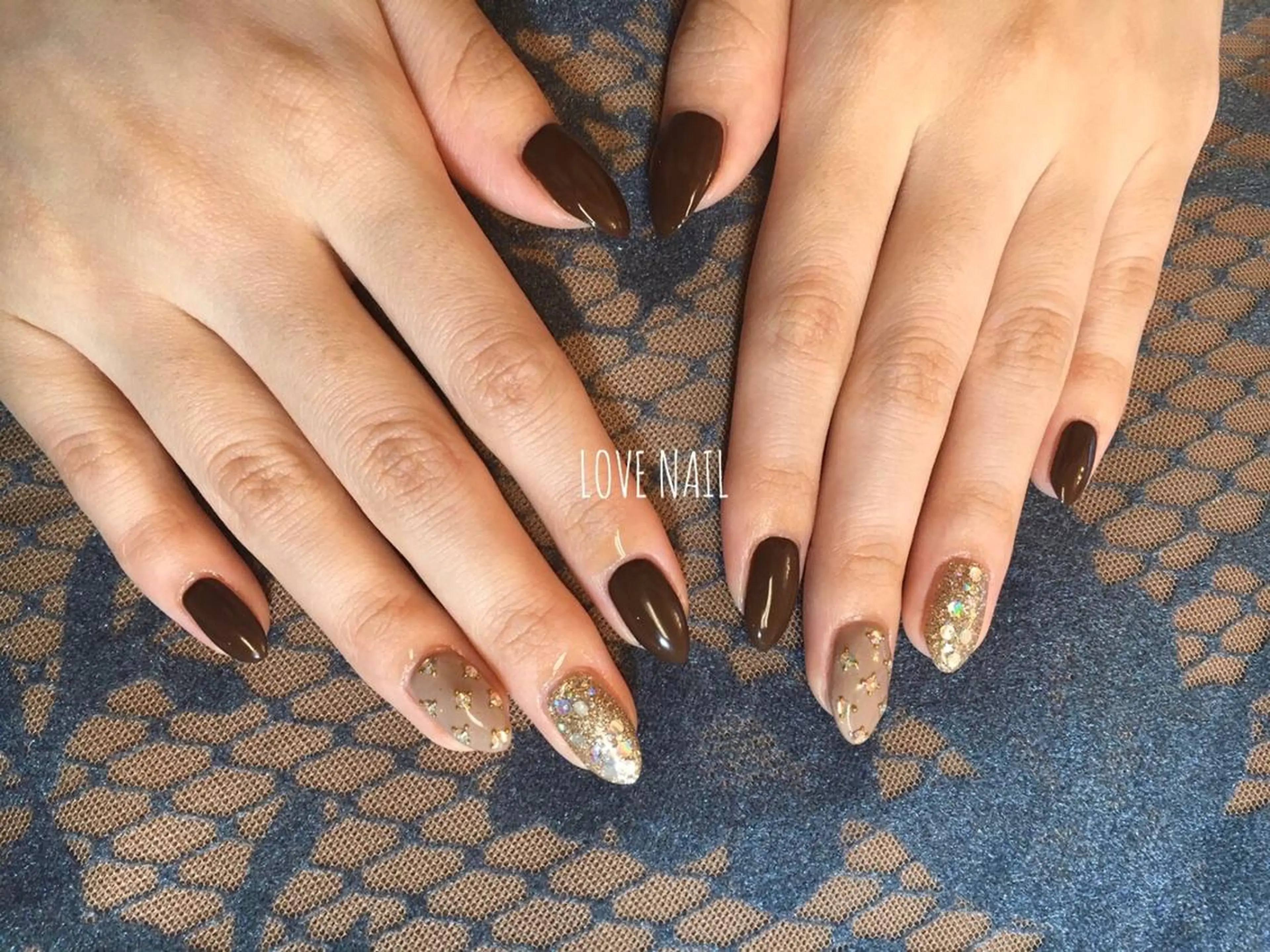 ネイル ハンドネイル LOVE NAIL 💕Sonoのネイルデザイン