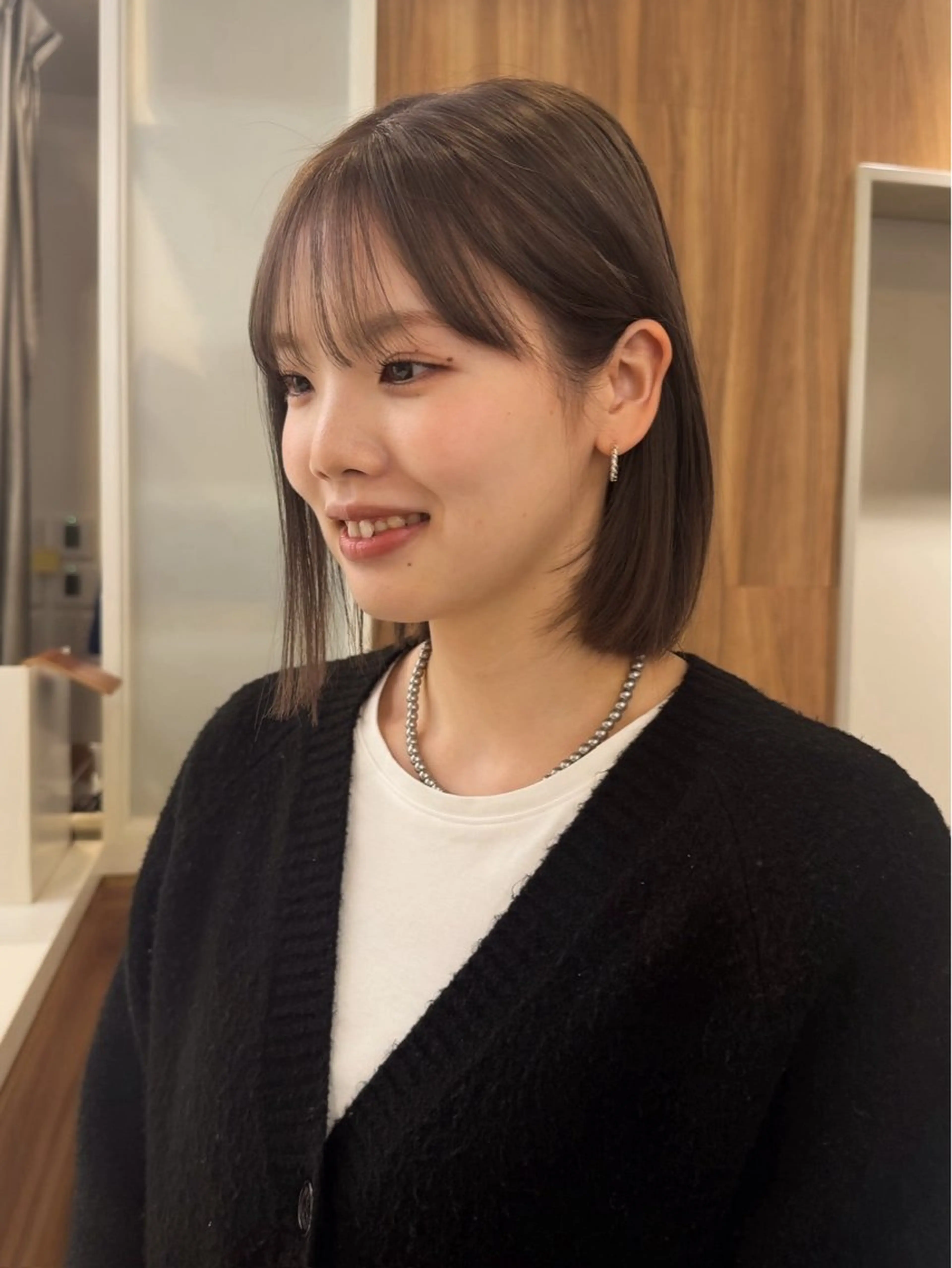 ミディアム カラー 穂乃香 BEAUTRIUMのヘアスタイル