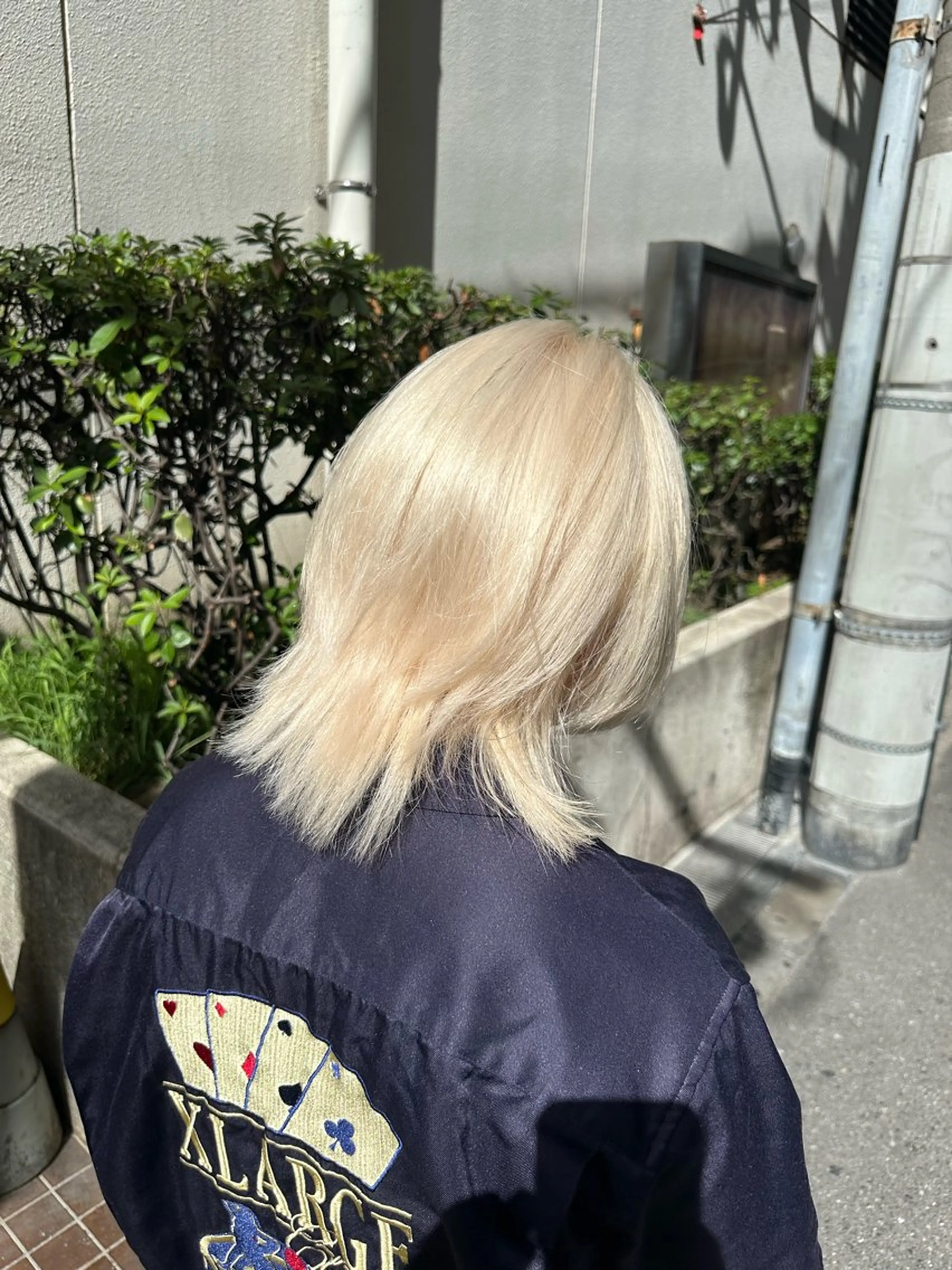 ショート カラー メンズ ブロンド ホワイトブロンド 名古屋ハイトーン/ 🐶ブリーチ専門店のヘアスタイル