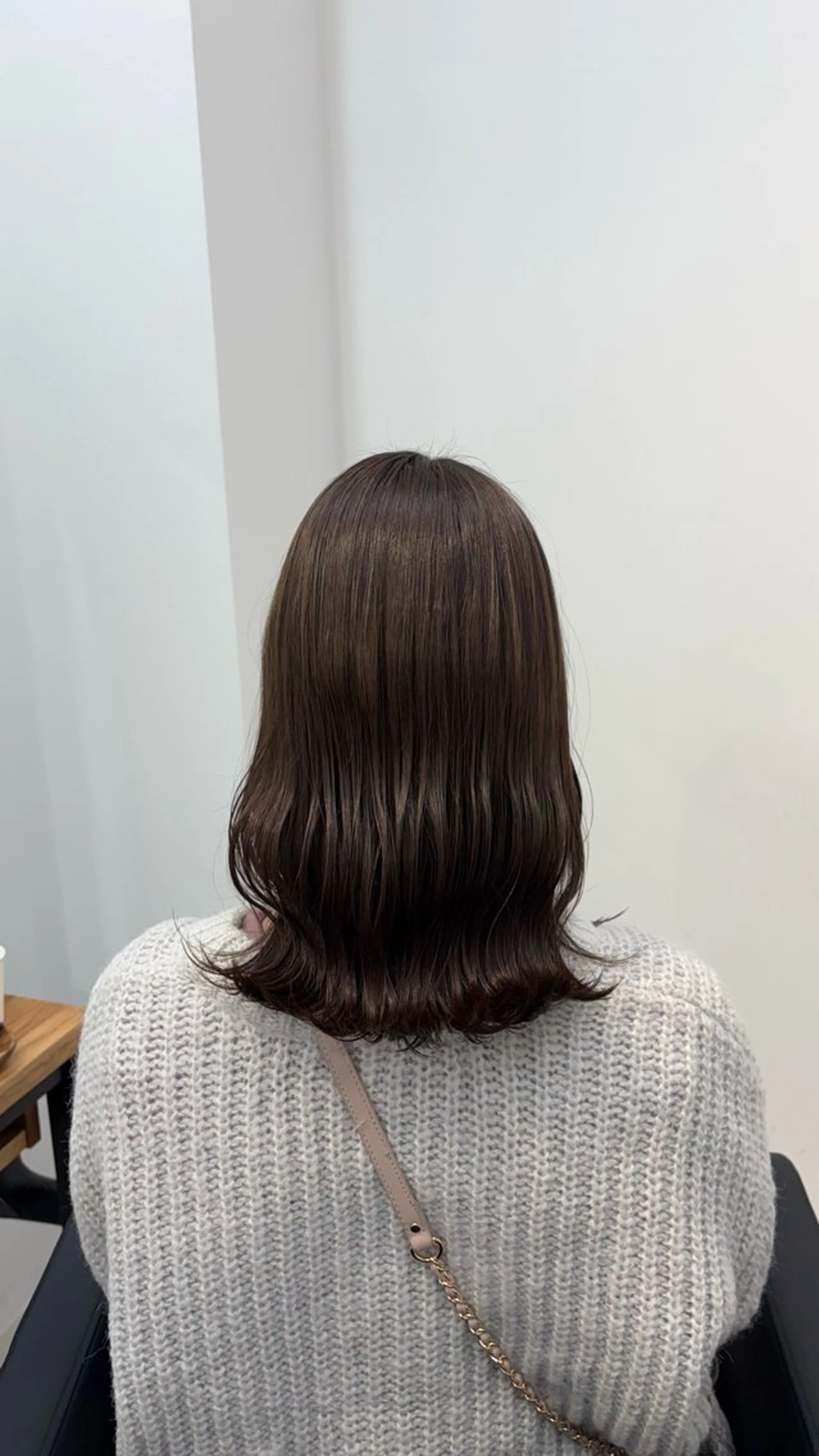 セミロング カラー カット ヘアカラー トリートメント 豊橋/菜月/ブリーチ /艶カラーハイトーンのヘアスタイル