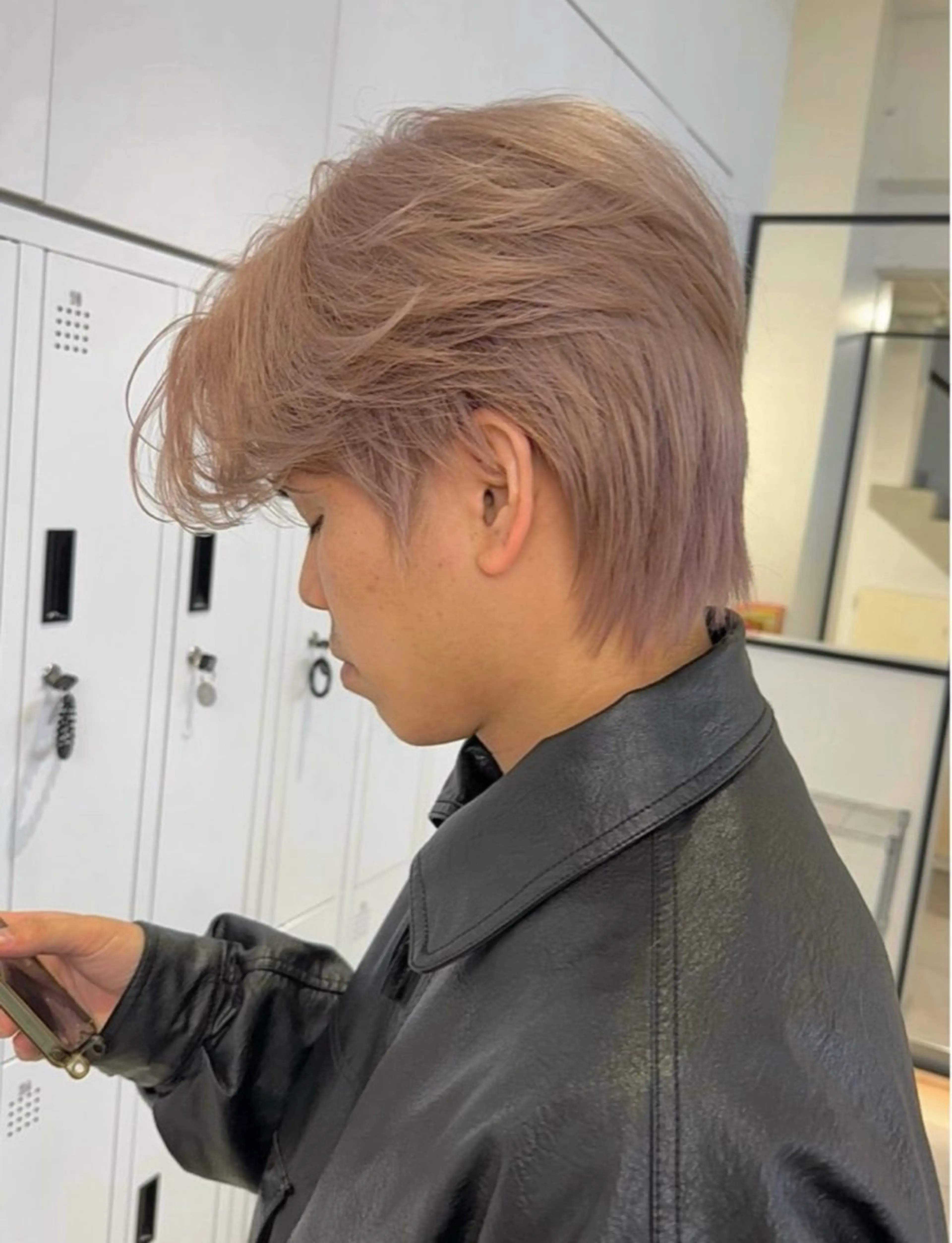 メンズ カット ハイトーン/パーマ/ メンズ / 櫻本🌐のヘアスタイル