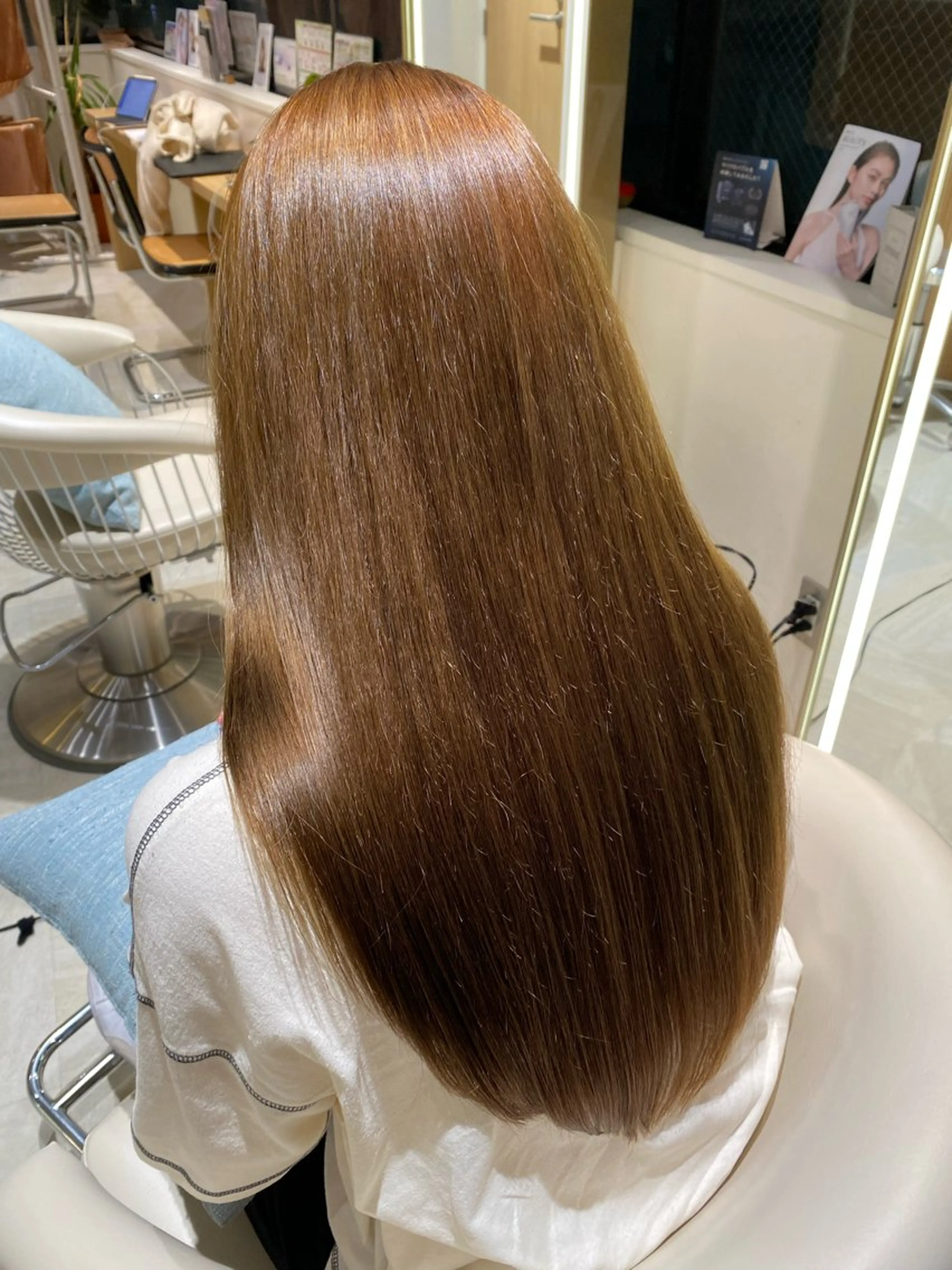 ロング 縮毛矯正 酸性ストレート 🫧ナギサ/本厚木/ ボブ/ミディアム🫧のヘアスタイル