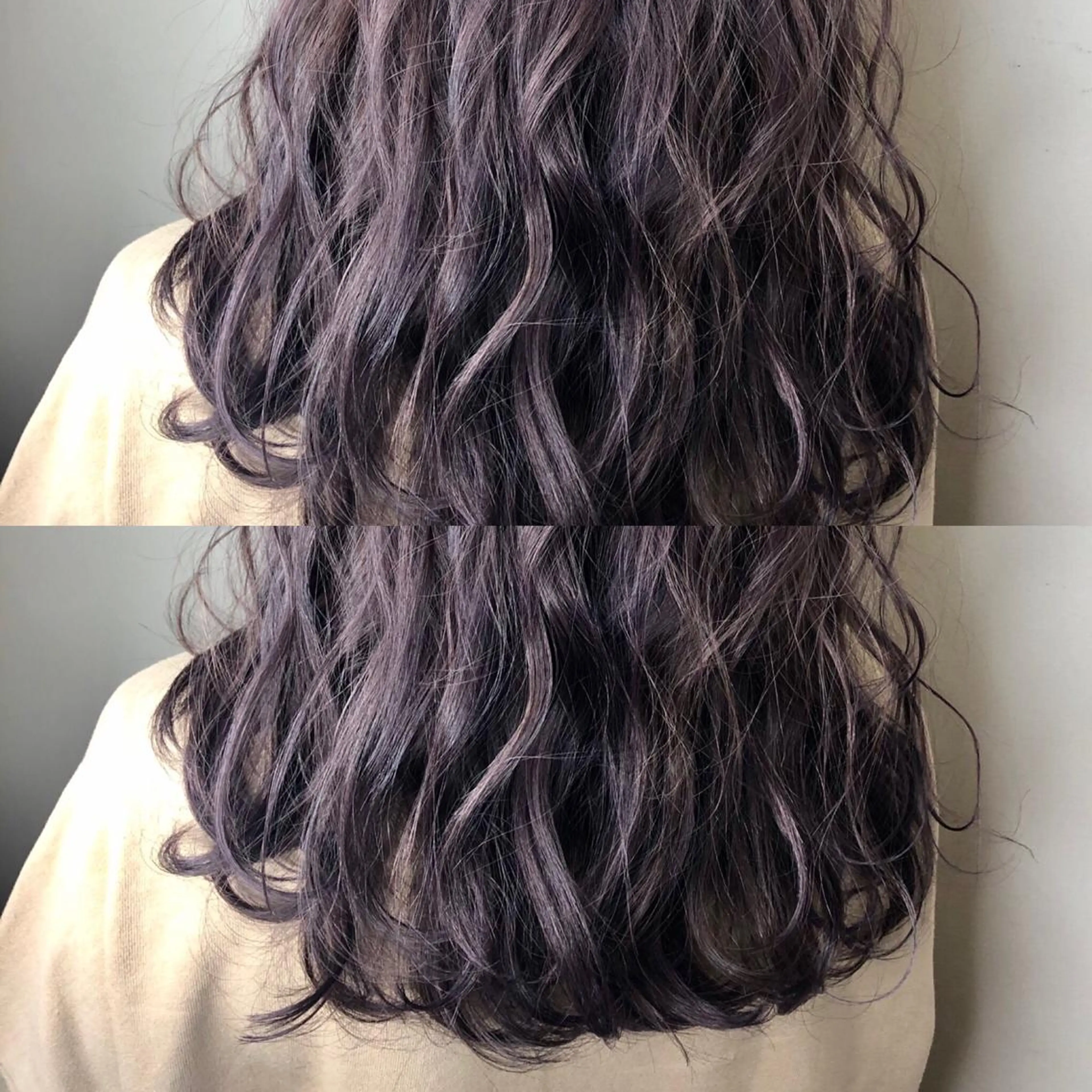 セミロング カラー ナカムラ リナのヘアスタイル