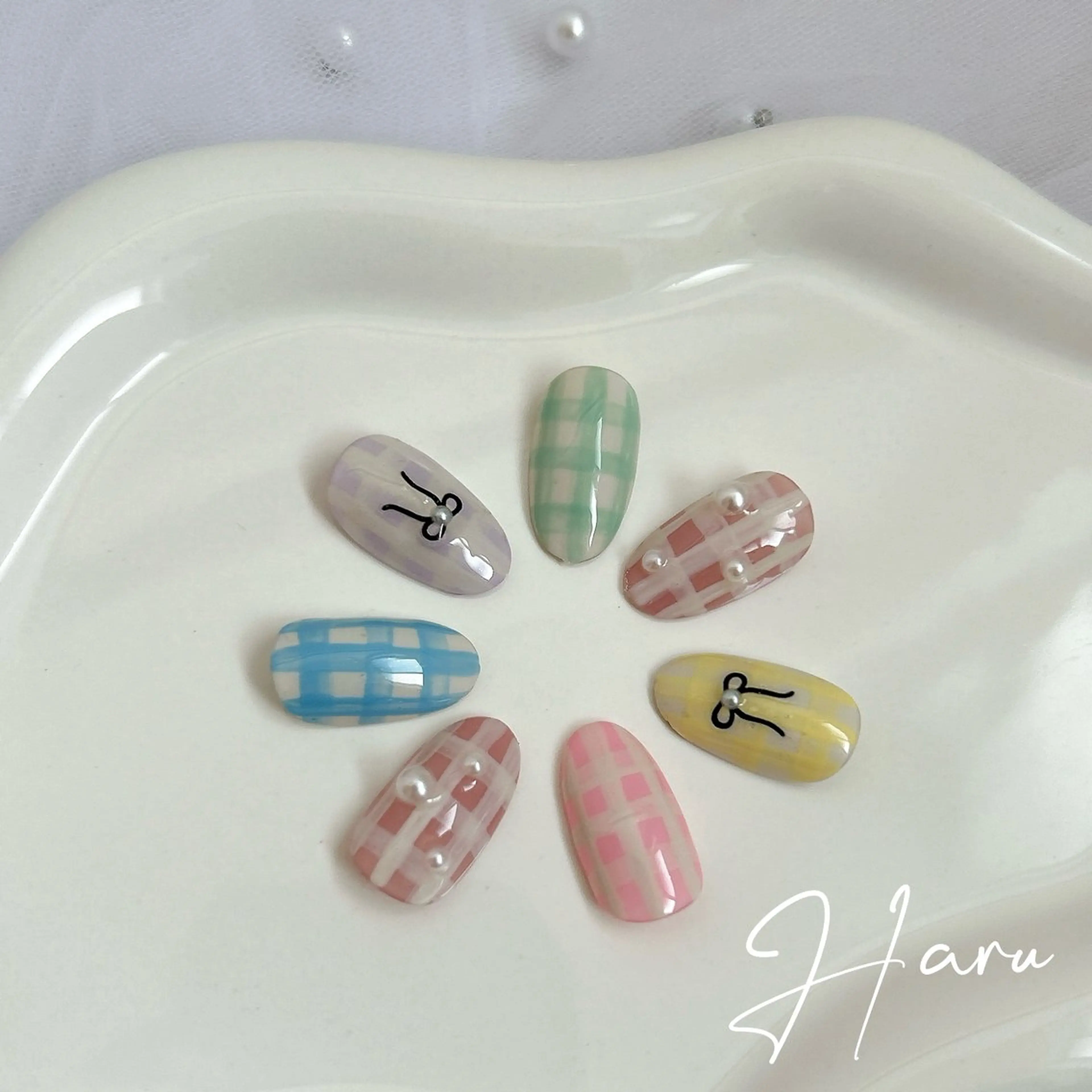 ネイル 春ネイル Haru .mのネイルデザイン