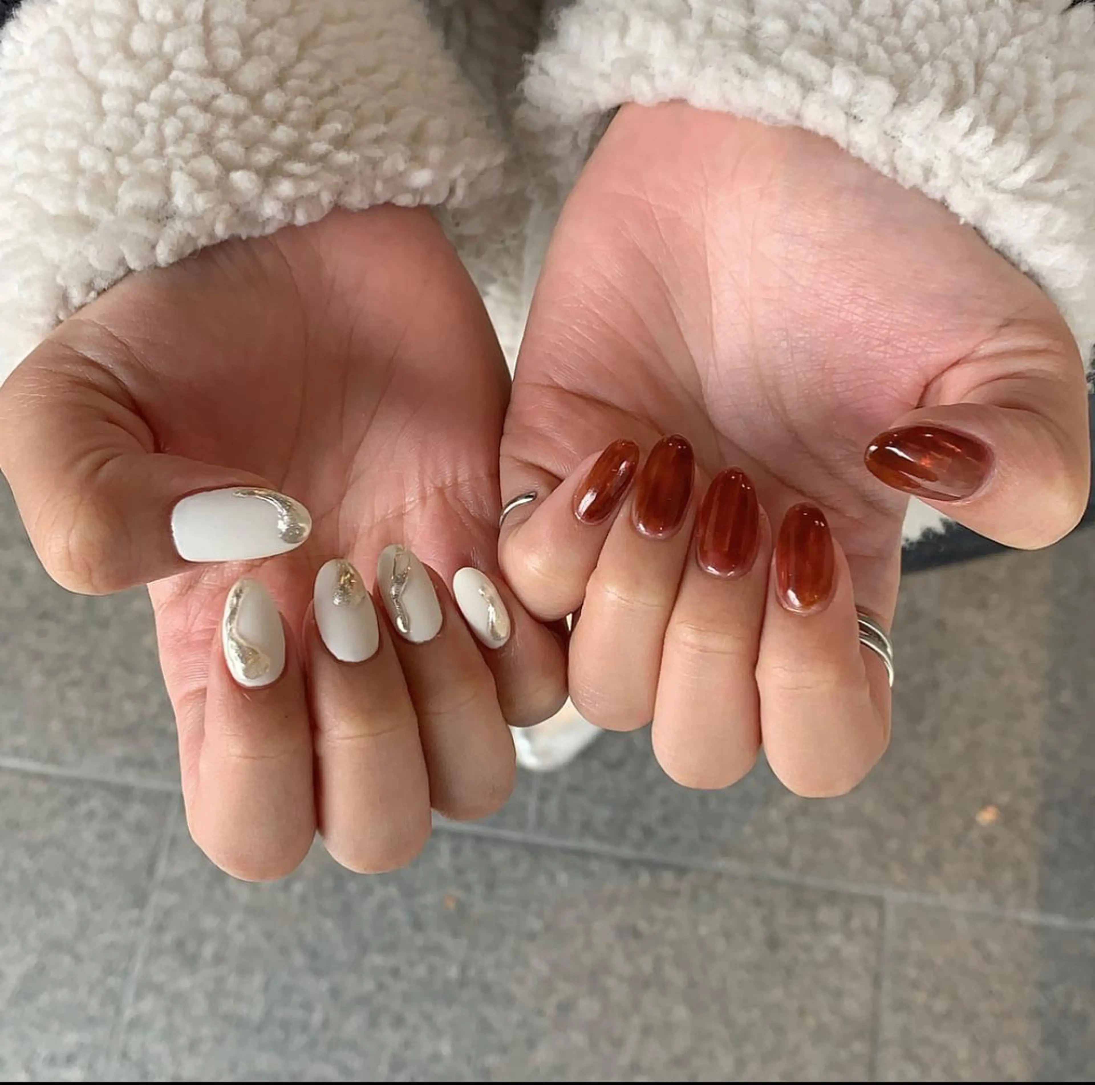 ネイル ハンドネイル にしぐち はるかのネイルデザイン