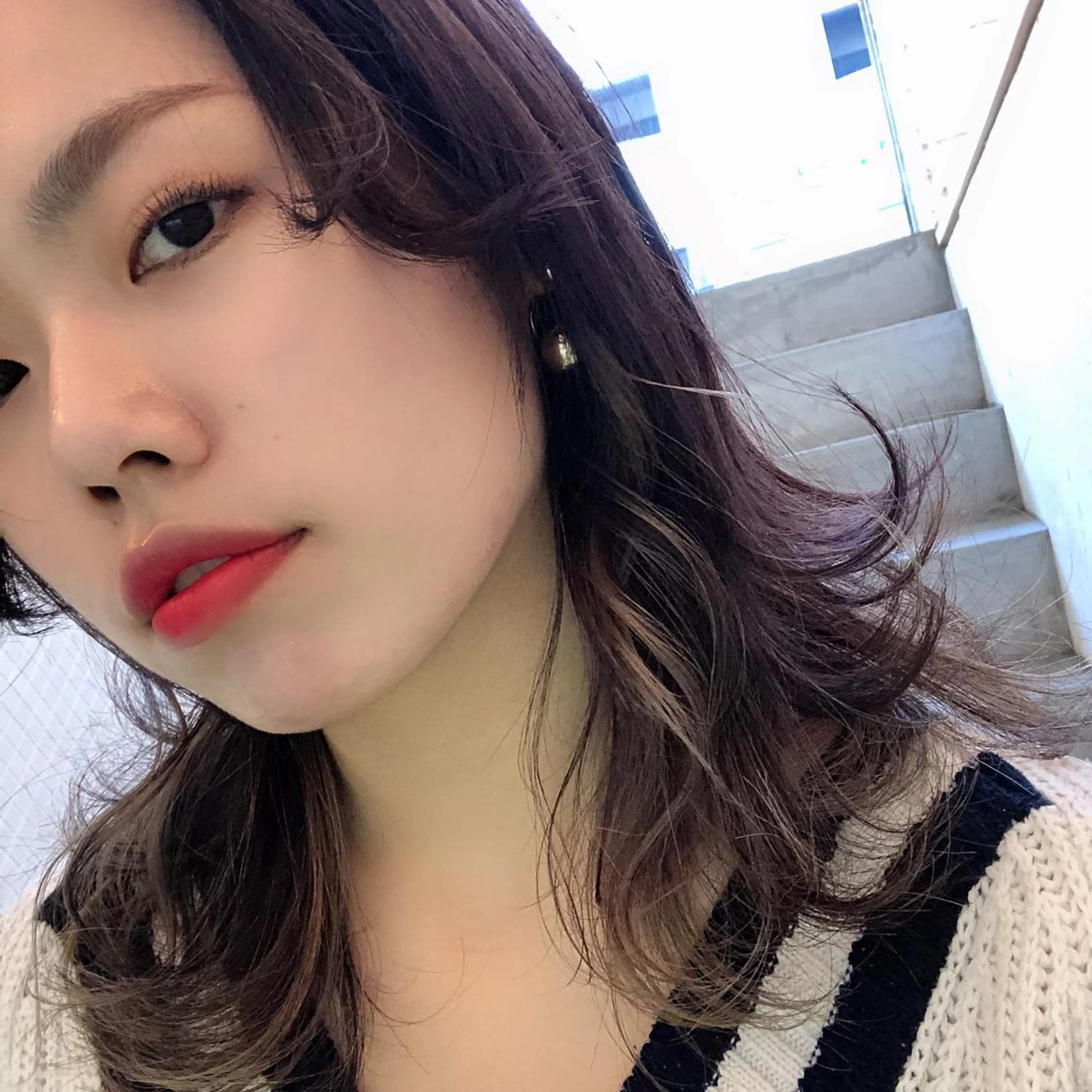 セミロング 韓国美容室出身 🌹Sana/梅田のヘアスタイル