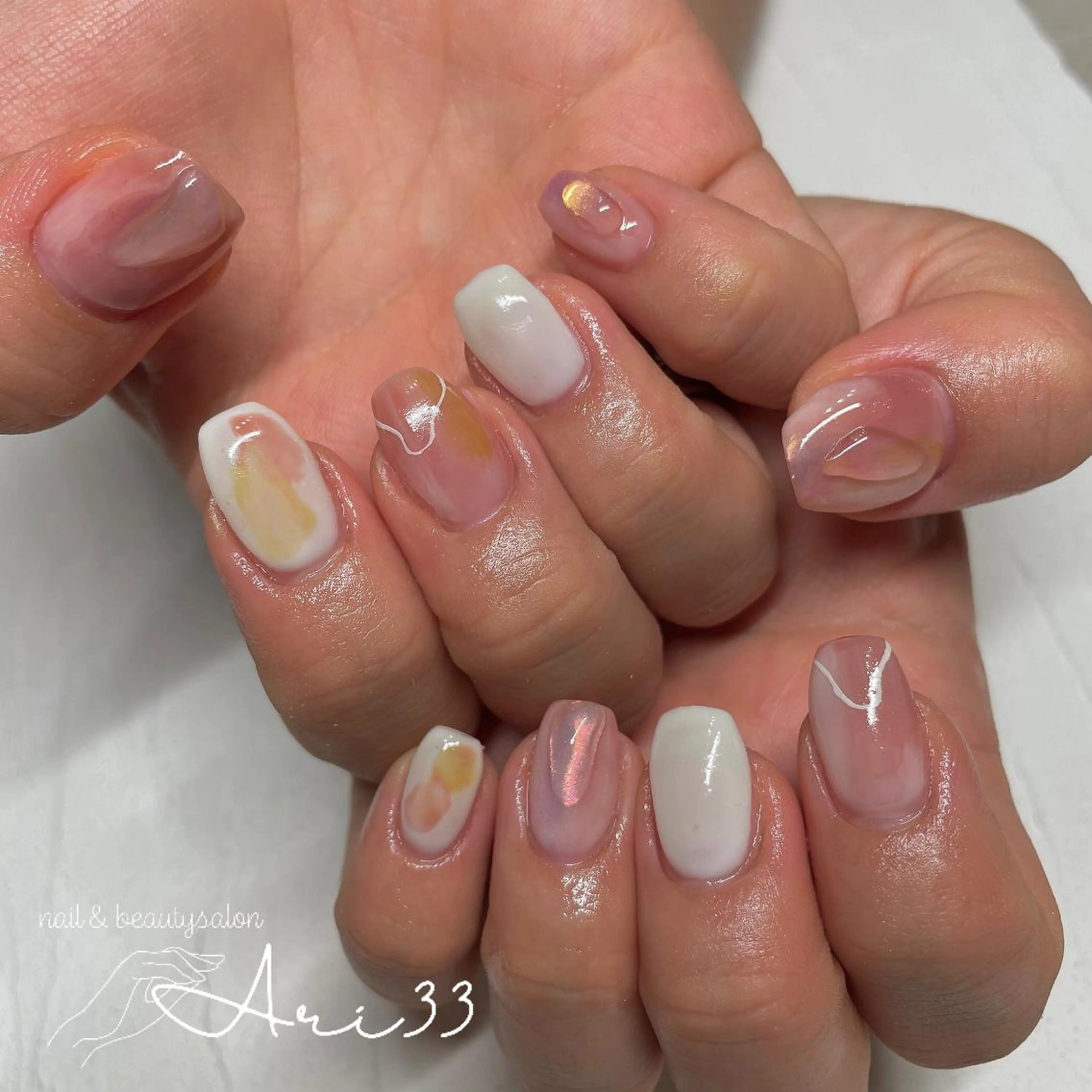 ネイル ハンドネイル プライベートサロン Ari33nailのネイルデザイン
